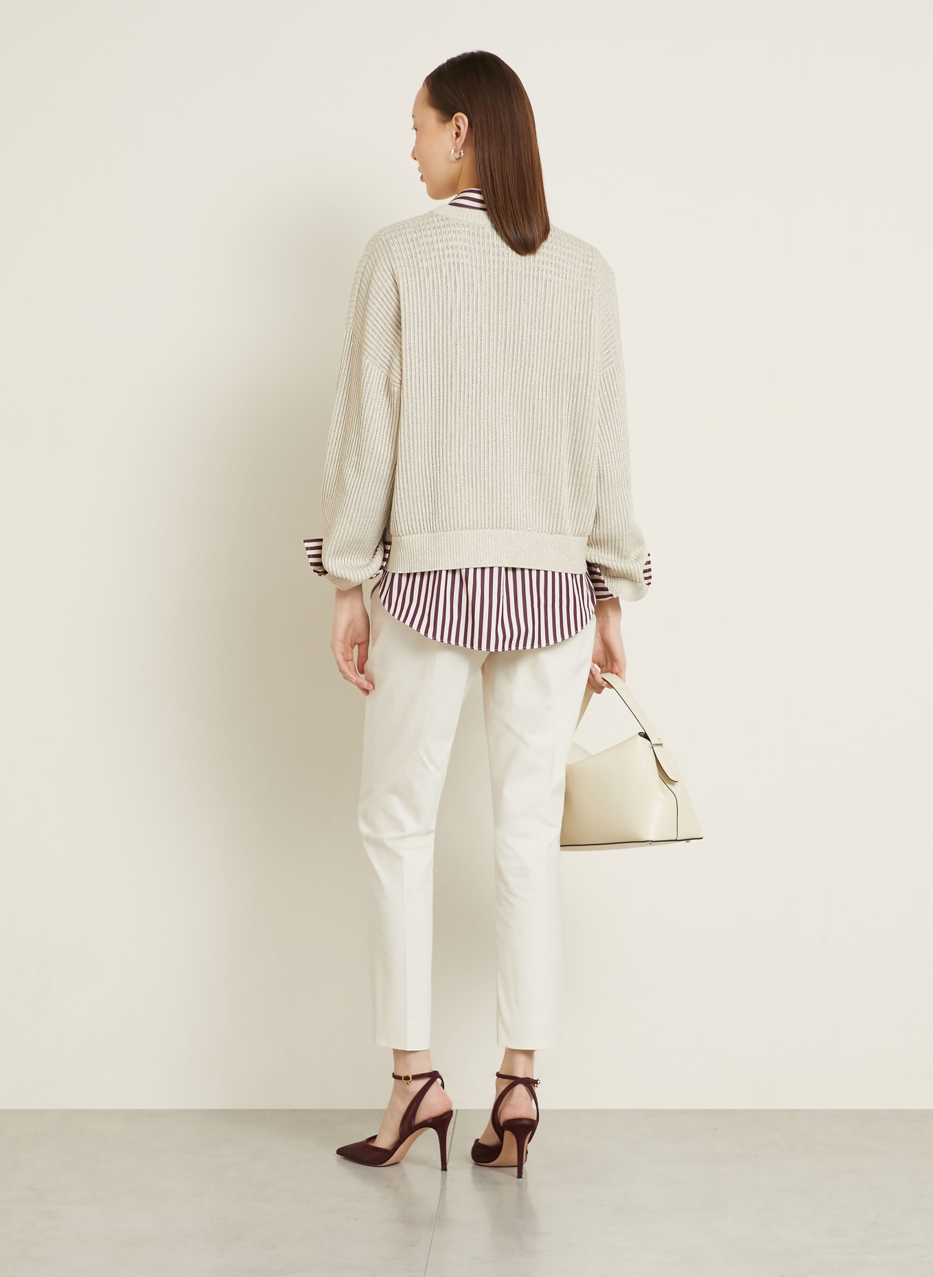 BRUNELLO CUCINELLI 7/8-Hose: CREME