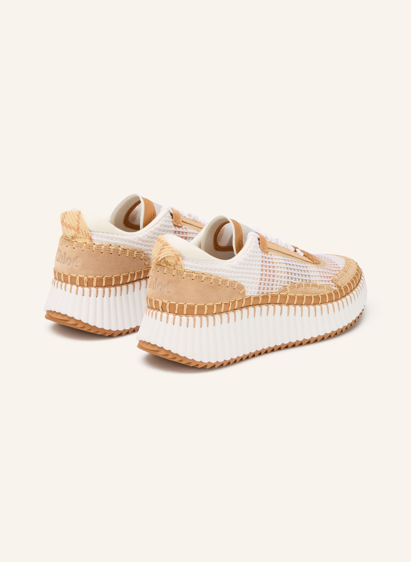Chloé Sneakersy NAMA: 273 Cinnamon Brown