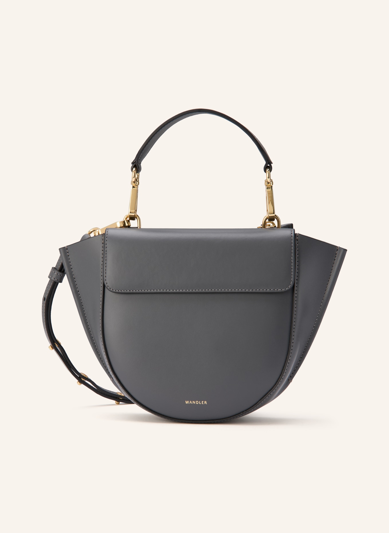 WANDLER Umhängetasche HORTENSIA MINI: DUNKELGRAU