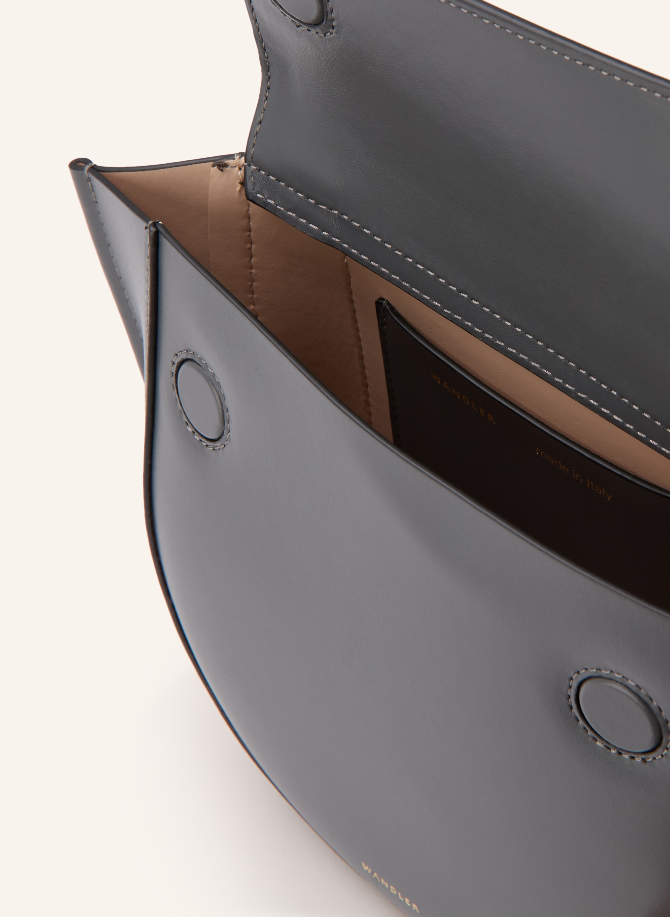 WANDLER Umhängetasche HORTENSIA MINI: DUNKELGRAU