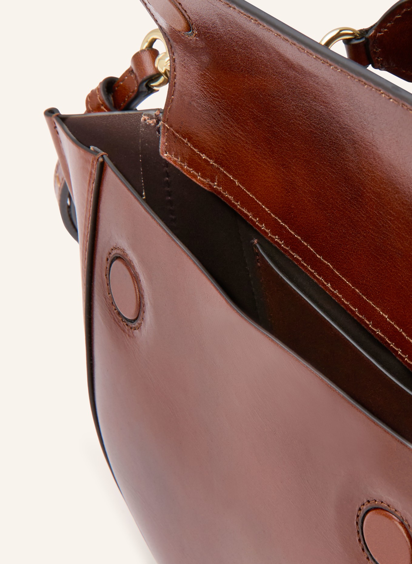 WANDLER Shoulder bag HORTENSIA MINI: DARK BROWN