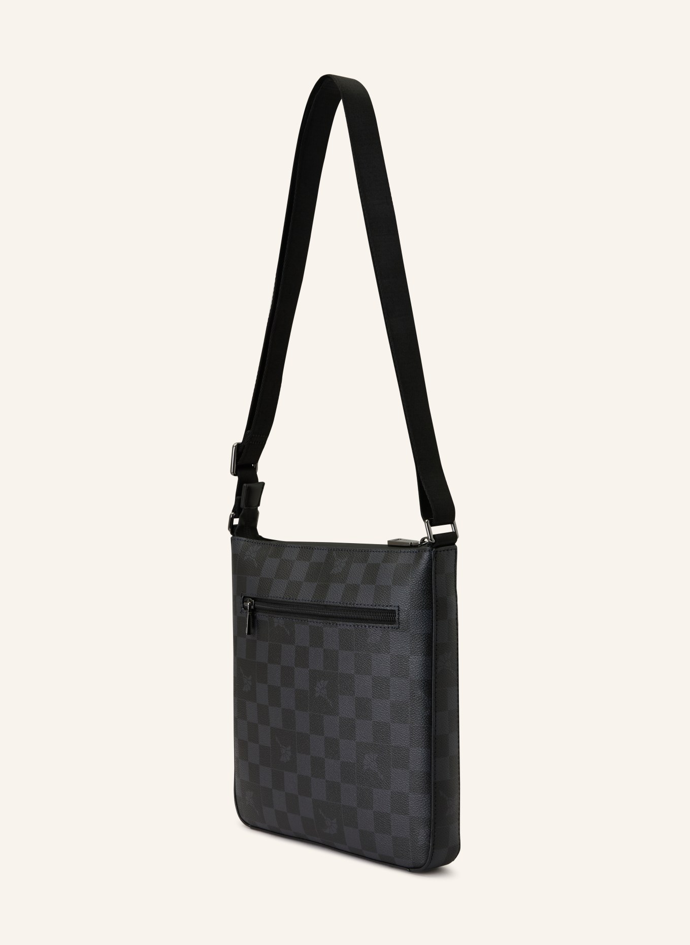 JOOP! Taška přes rameno CORTINA PIAZZA MILLIAN: ČERNÁ / TMAVĚ ŠEDÁ