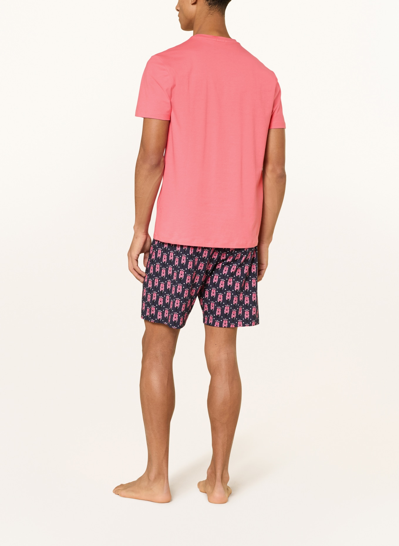 mey Pajama shirt series RELAX: LIGHT RED