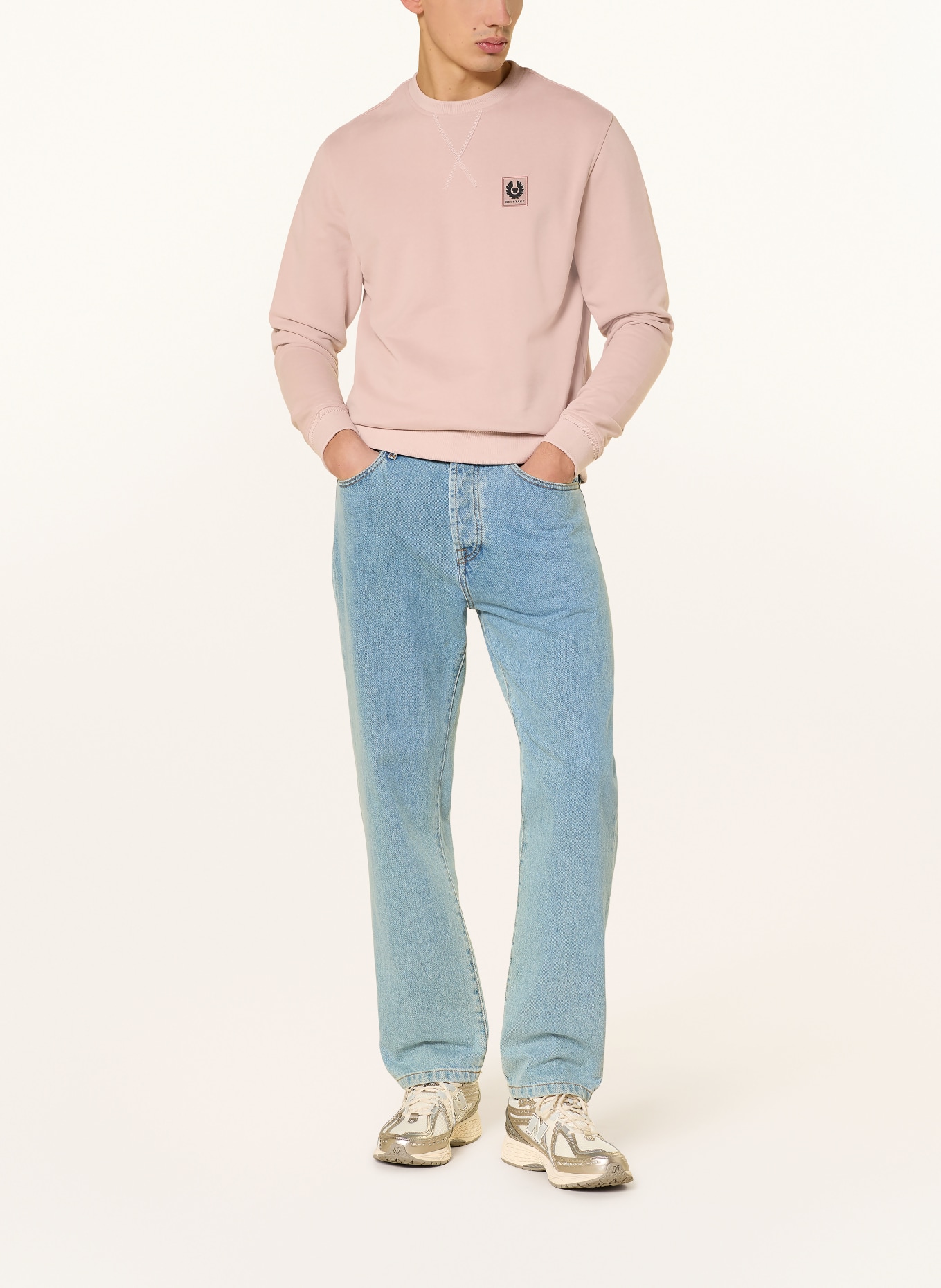 BELSTAFF Bluza nierozpinana: BLADORÓŻOWY