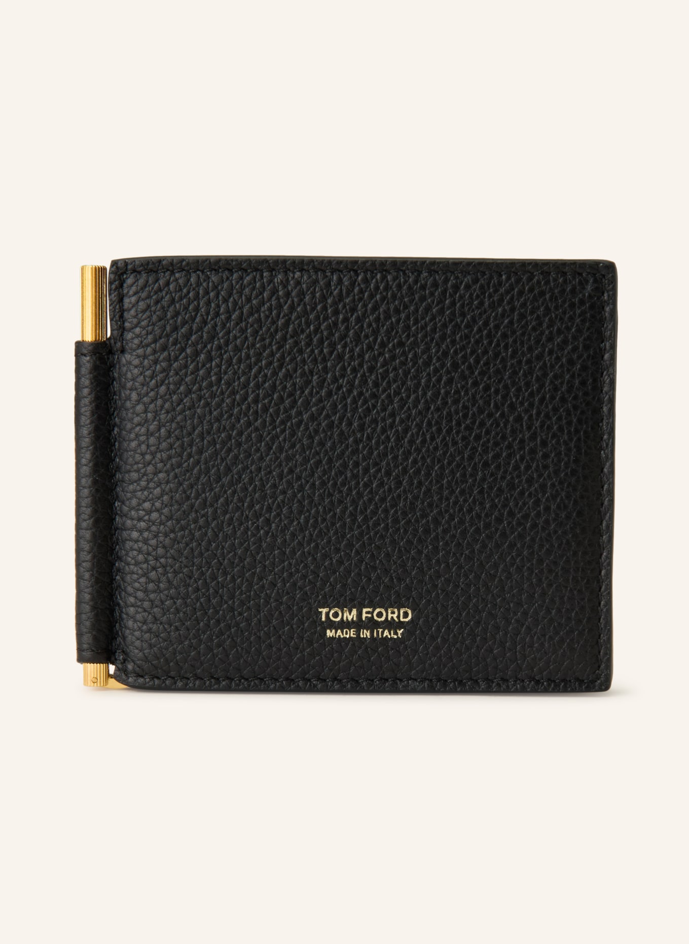 TOM FORD Peněženka se svorkou: ČERNÁ