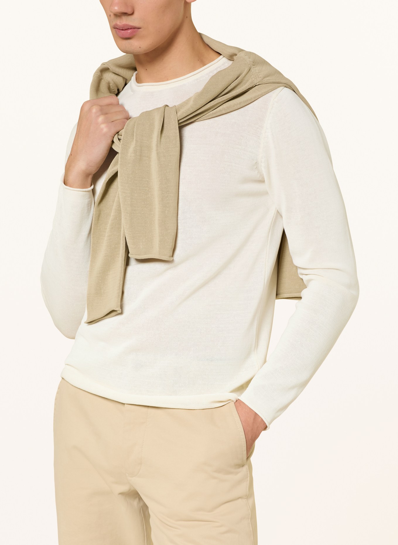 DANIELE FIESOLI Sweter: ECRU