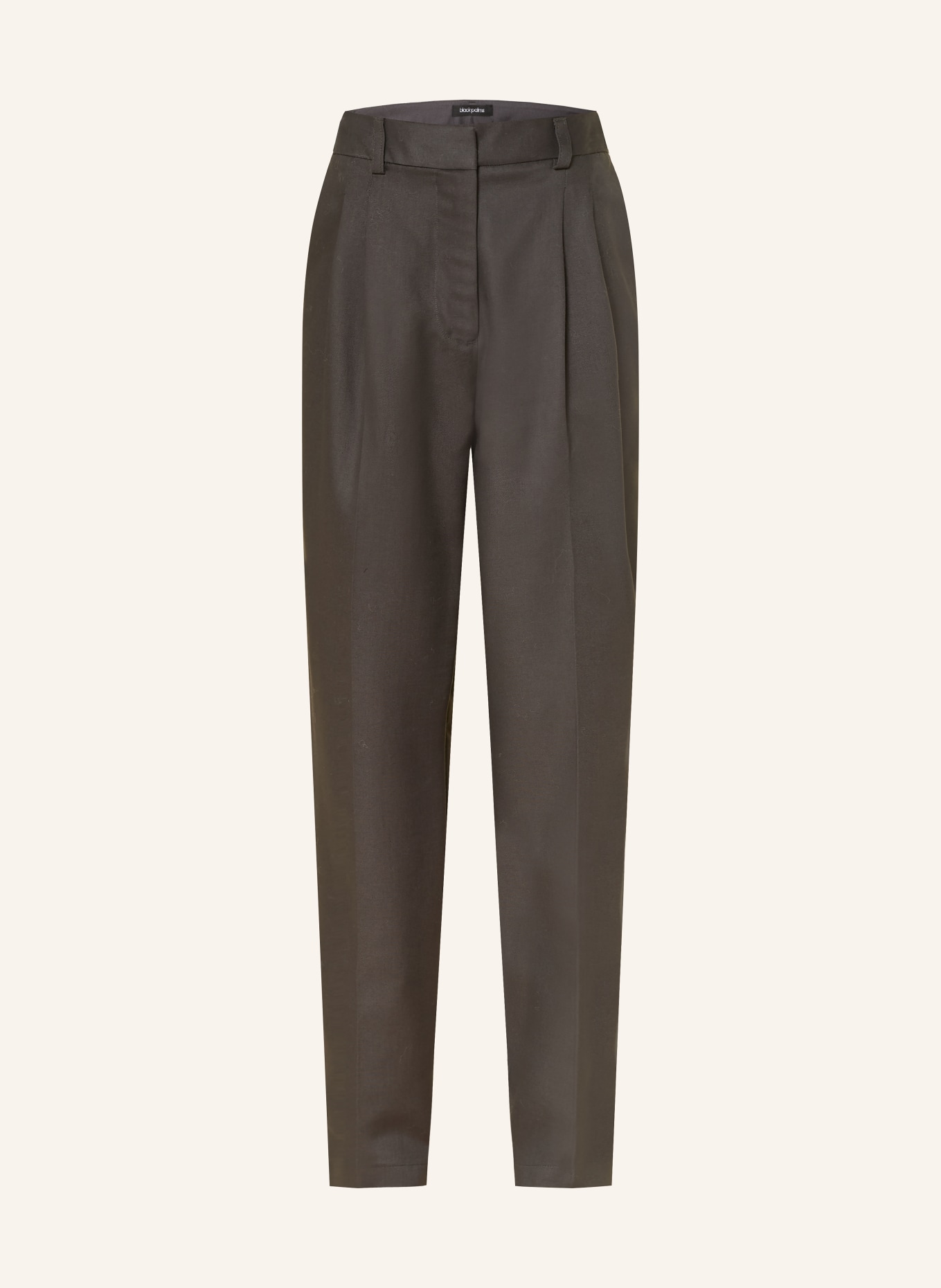 black palms Trousers BOBBY: DARK GRAY