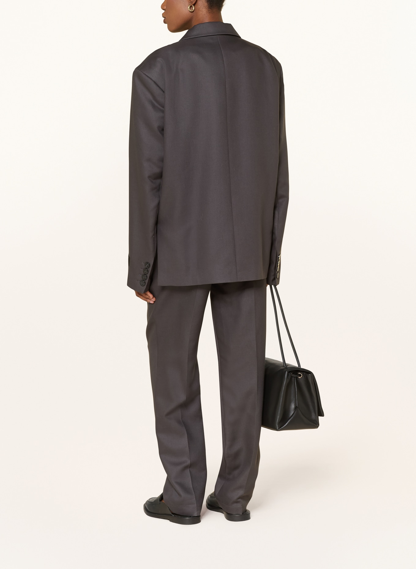 black palms Trousers BOBBY: DARK GRAY