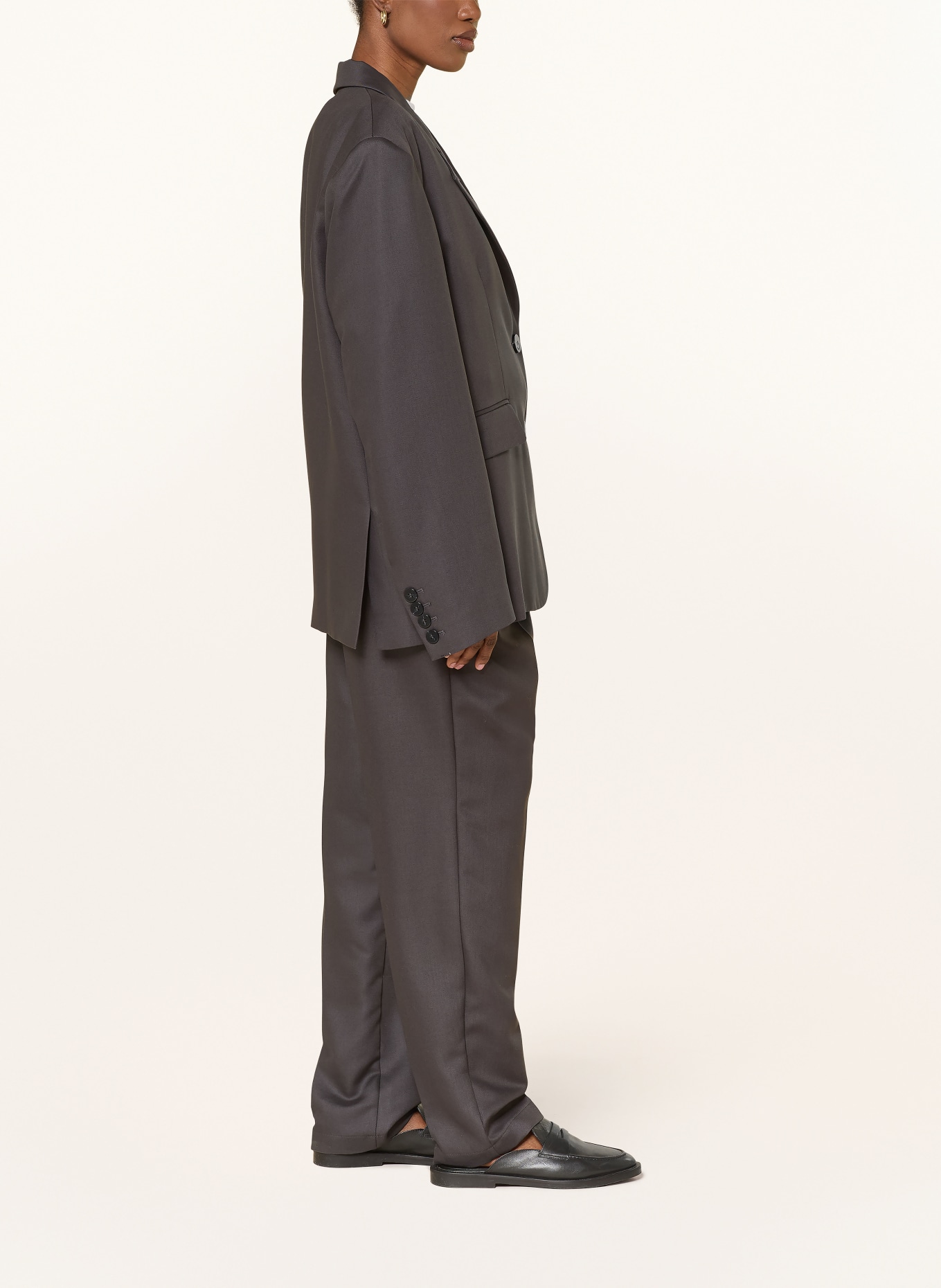 black palms Trousers BOBBY: DARK GRAY