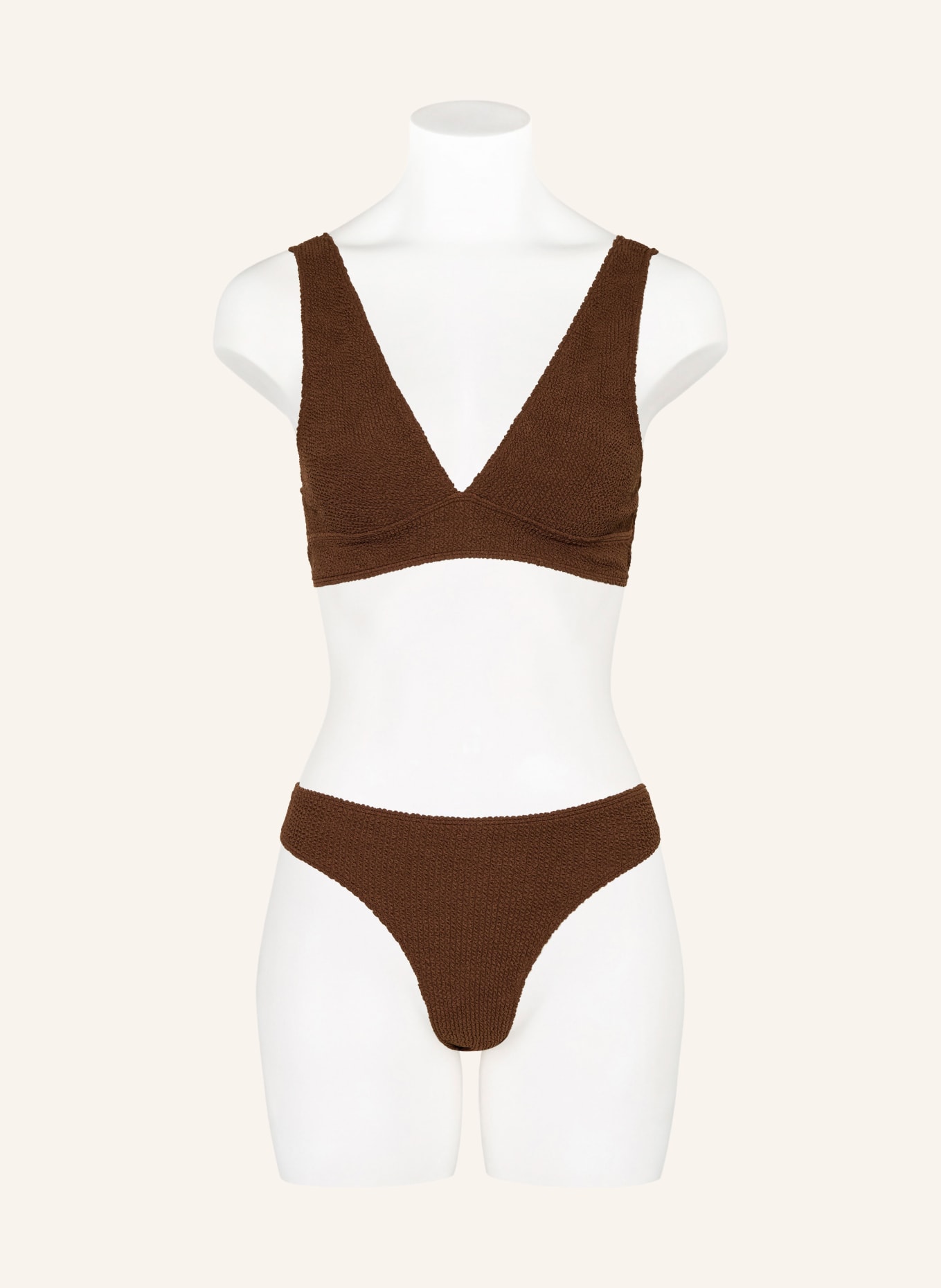 sorbet island Bralette-Bikini AQUA: BRAUN