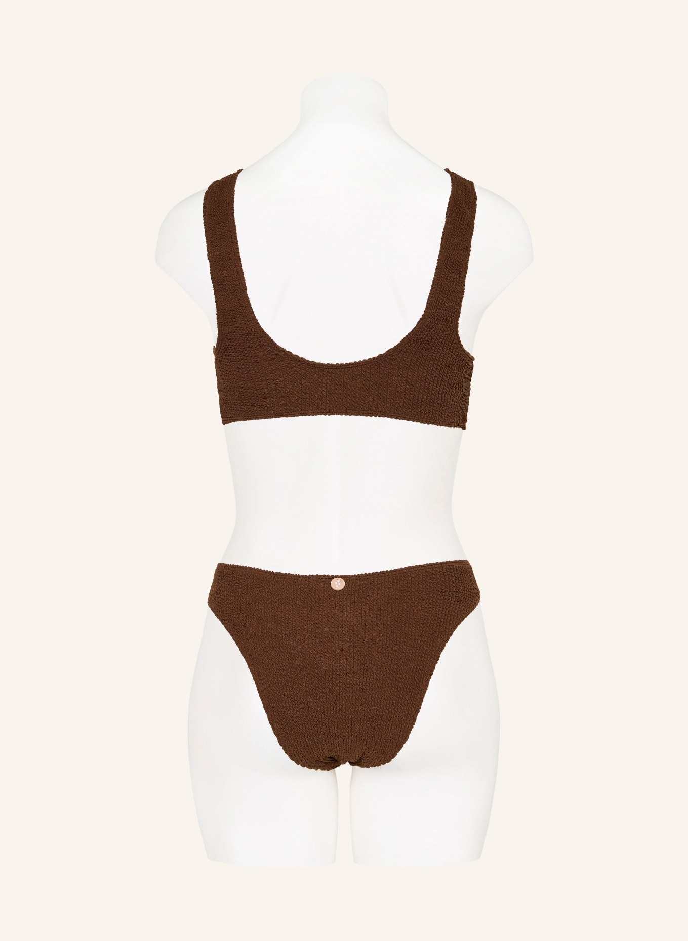 sorbet island Bralette-Bikini AQUA: BRAUN