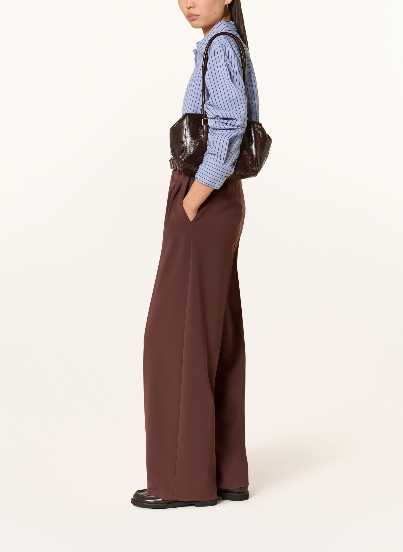 ROSSI Marlene pants NOA: DARK BROWN