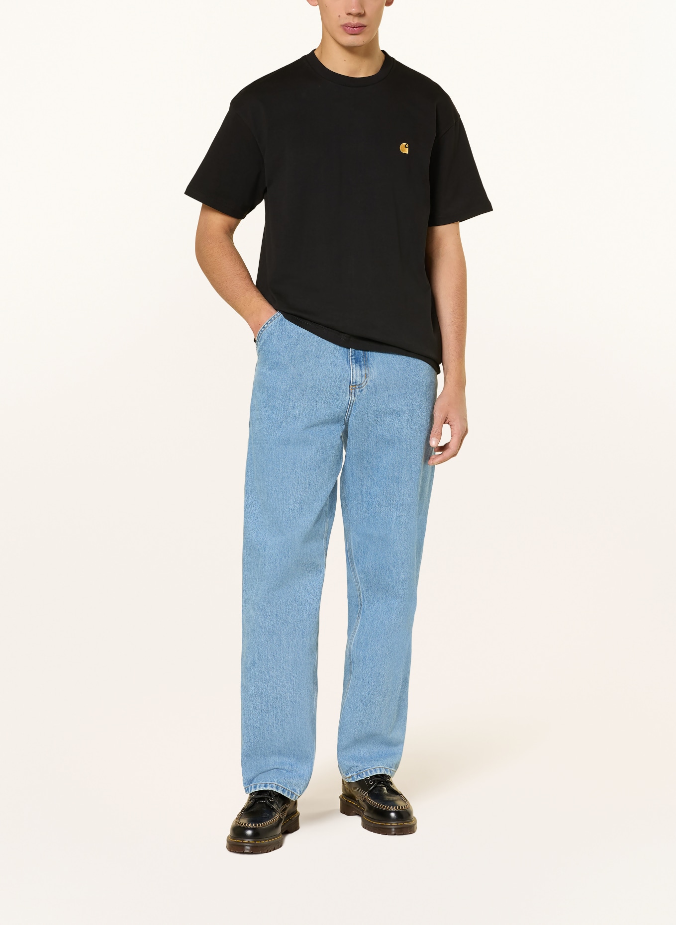 carhartt WIP T-Shirt CHASE: SCHWARZ