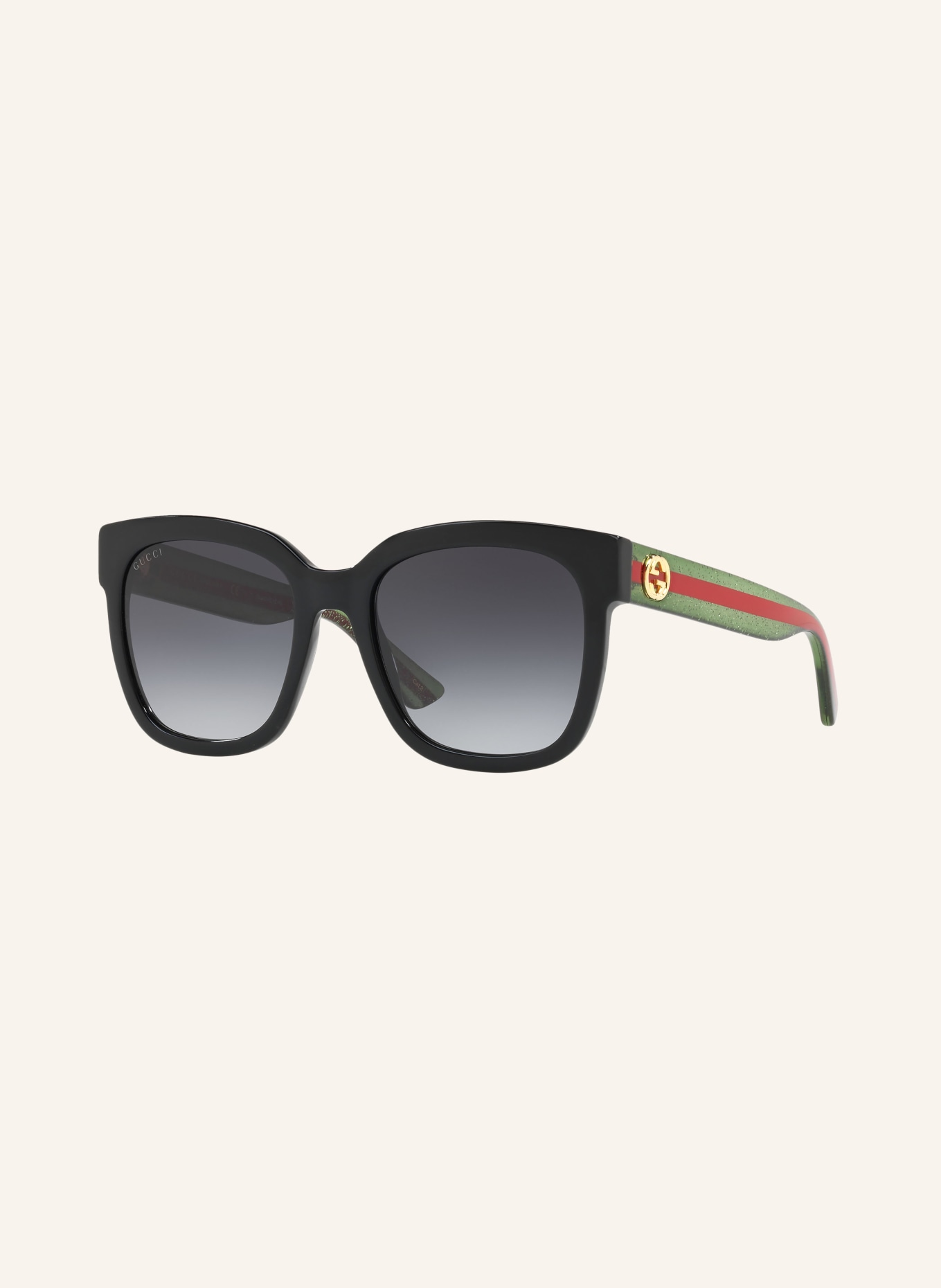 GUCCI Sluneční brýle GC001660: GC001660 – TMAVĚ ZELENÁ/ZELENÁ GRADACE