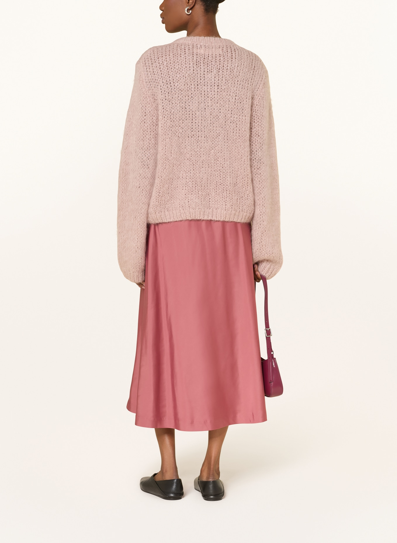 InWear Satin skirt ZILKYIW: RED