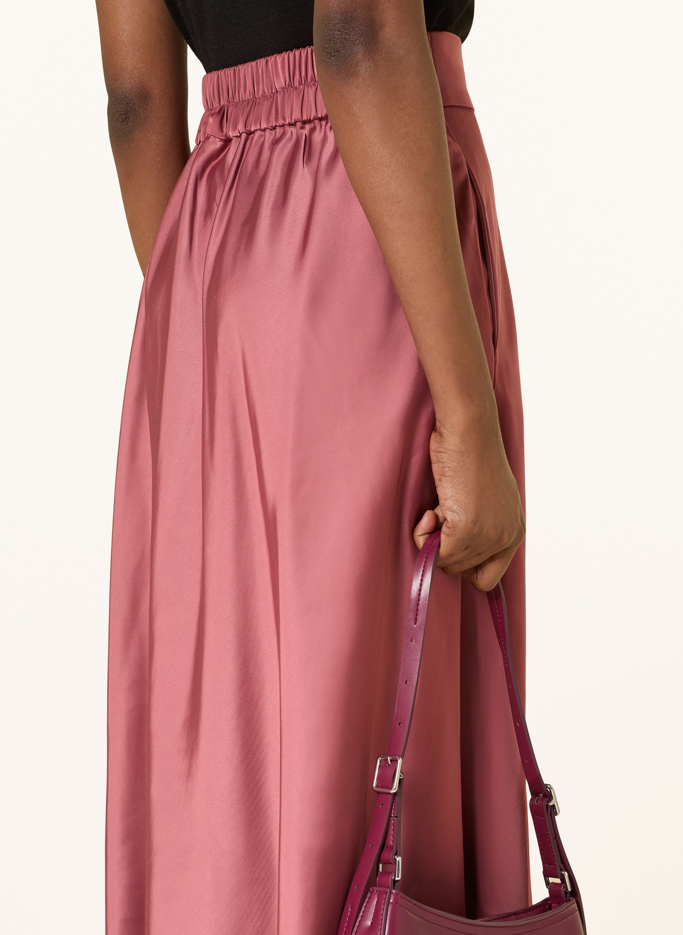 InWear Satin skirt ZILKYIW: RED