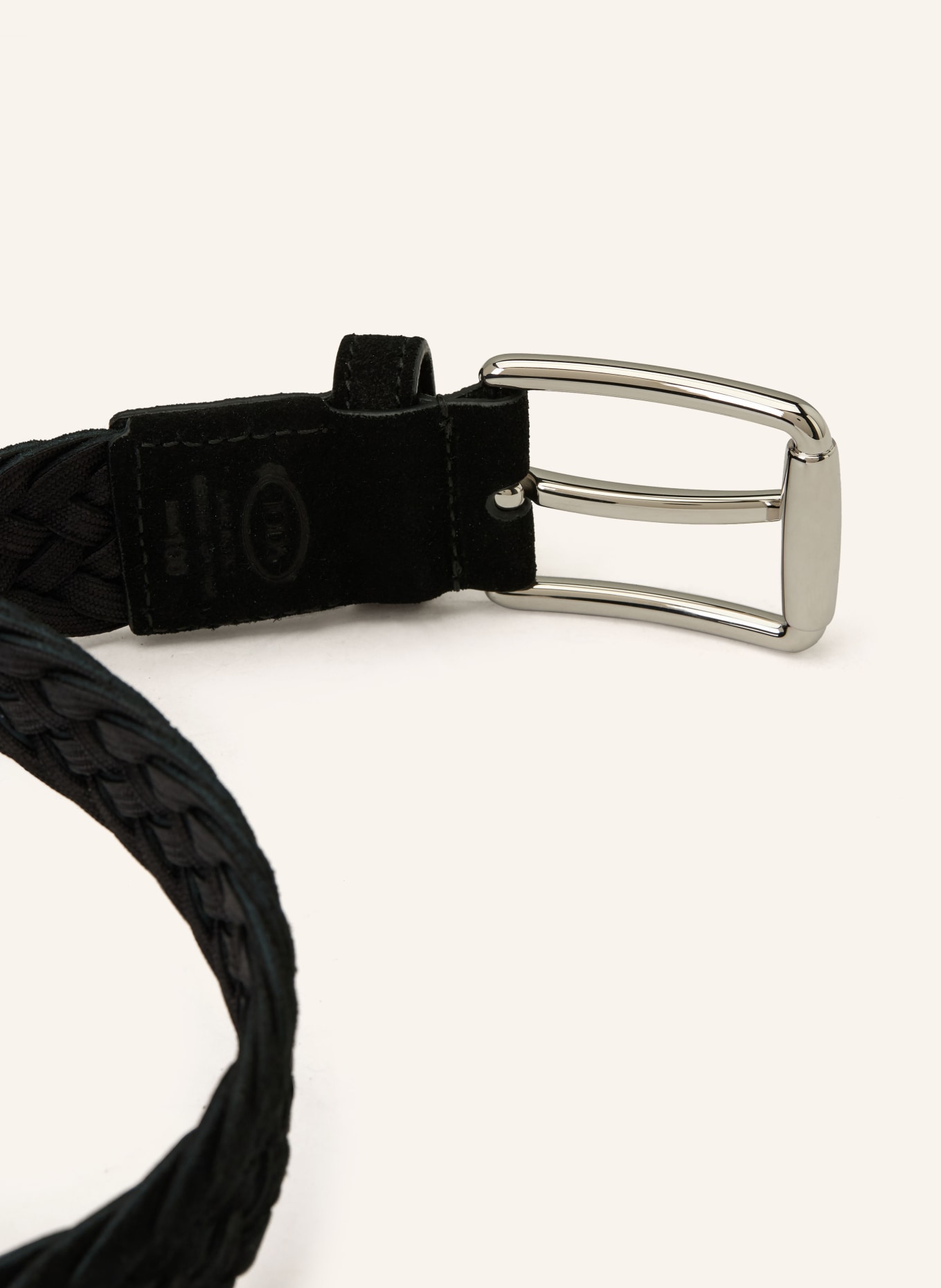 TOD'S Proplétaný opasek: ČERNÁ