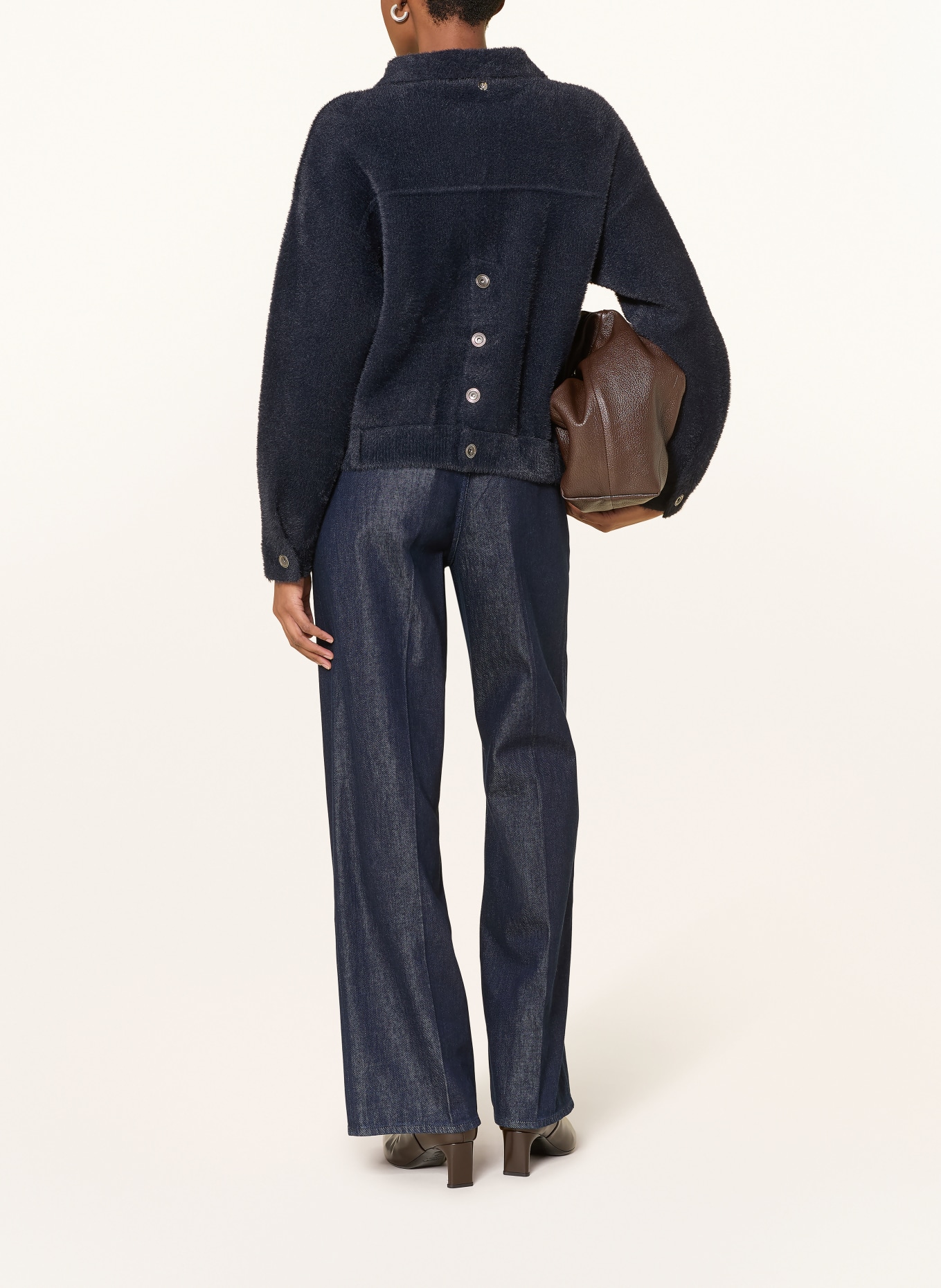 RINO & PELLE BUBBLY cardigan: DARK BLUE