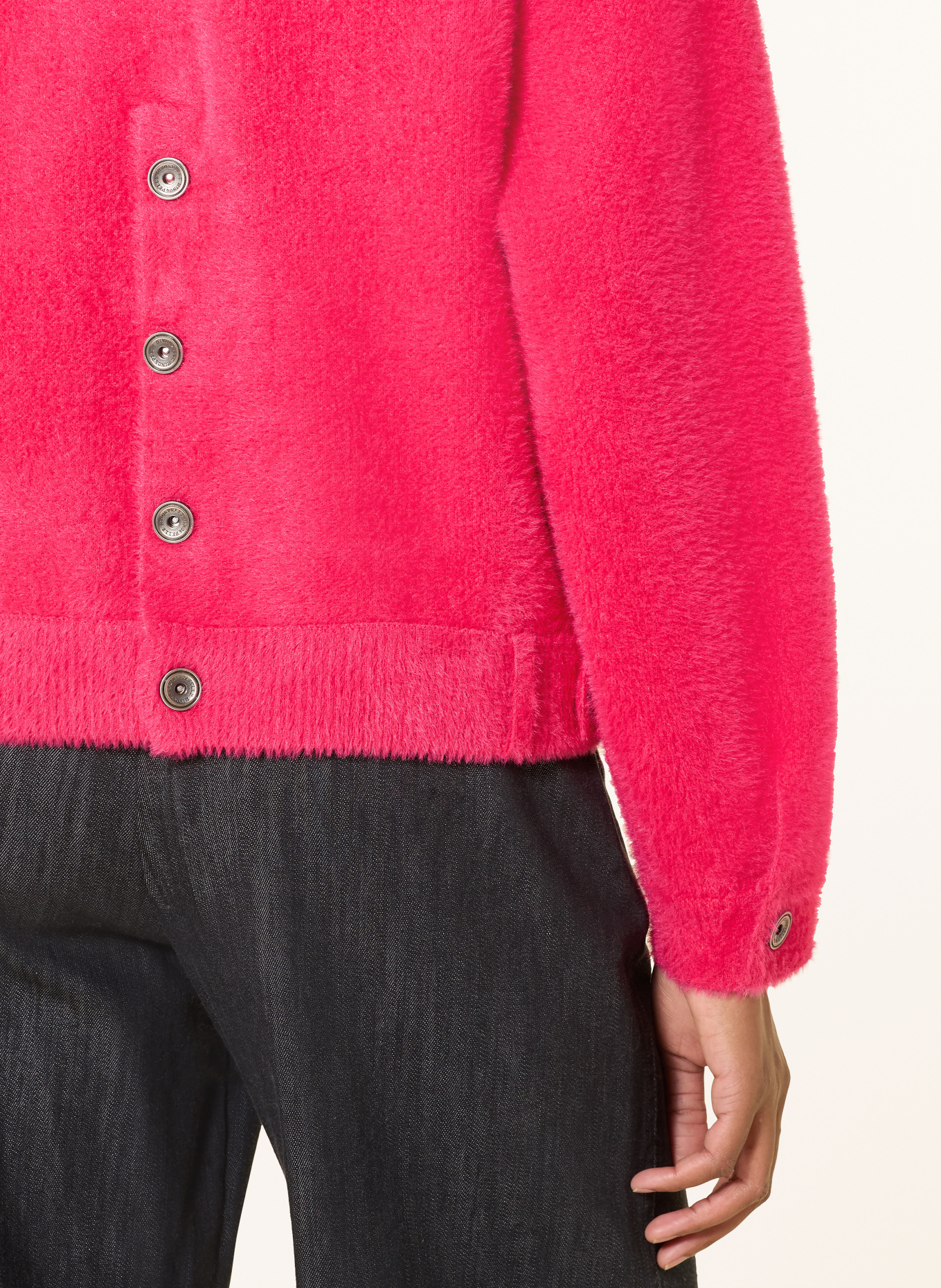 RINO & PELLE BUBBLY cardigan: NEON PINK