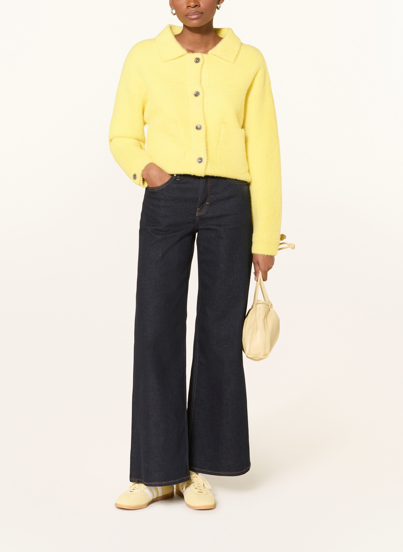 RINO & PELLE BUBBLY cardigan: YELLOW