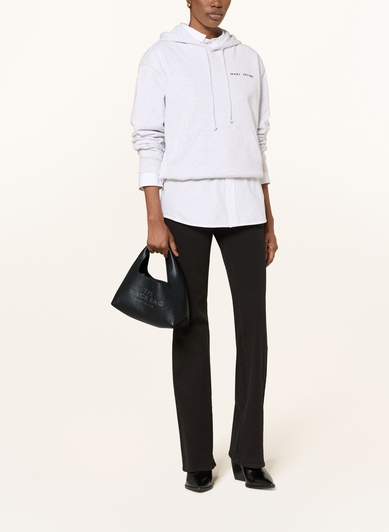 MARC JACOBS Tas THE SACK BAG: ZWART