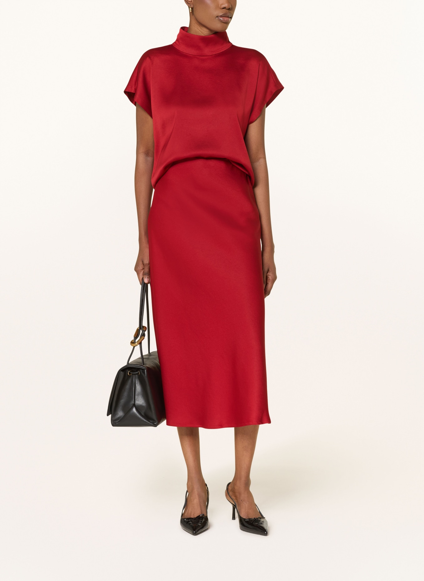 DRYKORN Satinrock URA: DUNKELROT