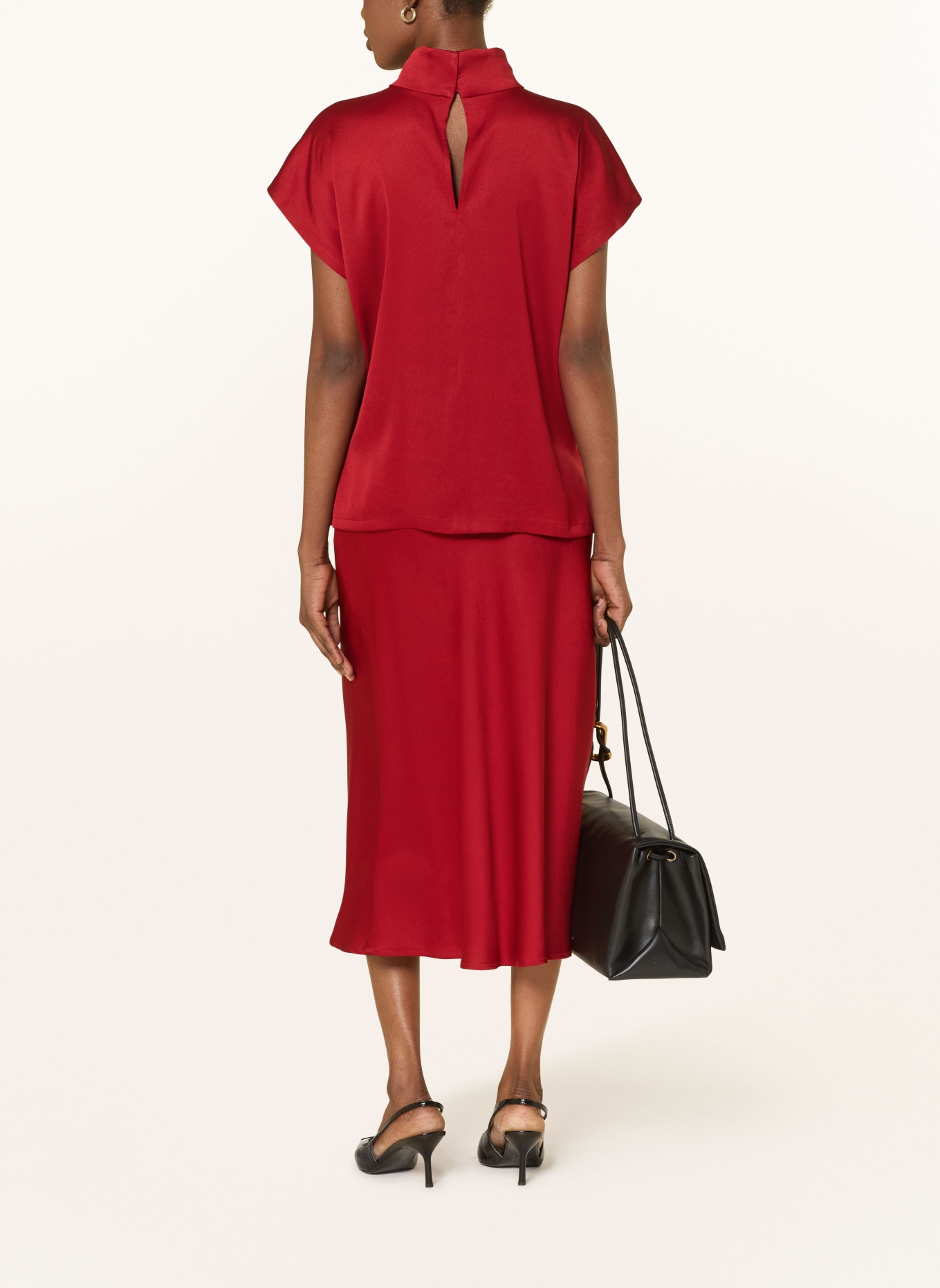 DRYKORN Satinrock URA: DUNKELROT