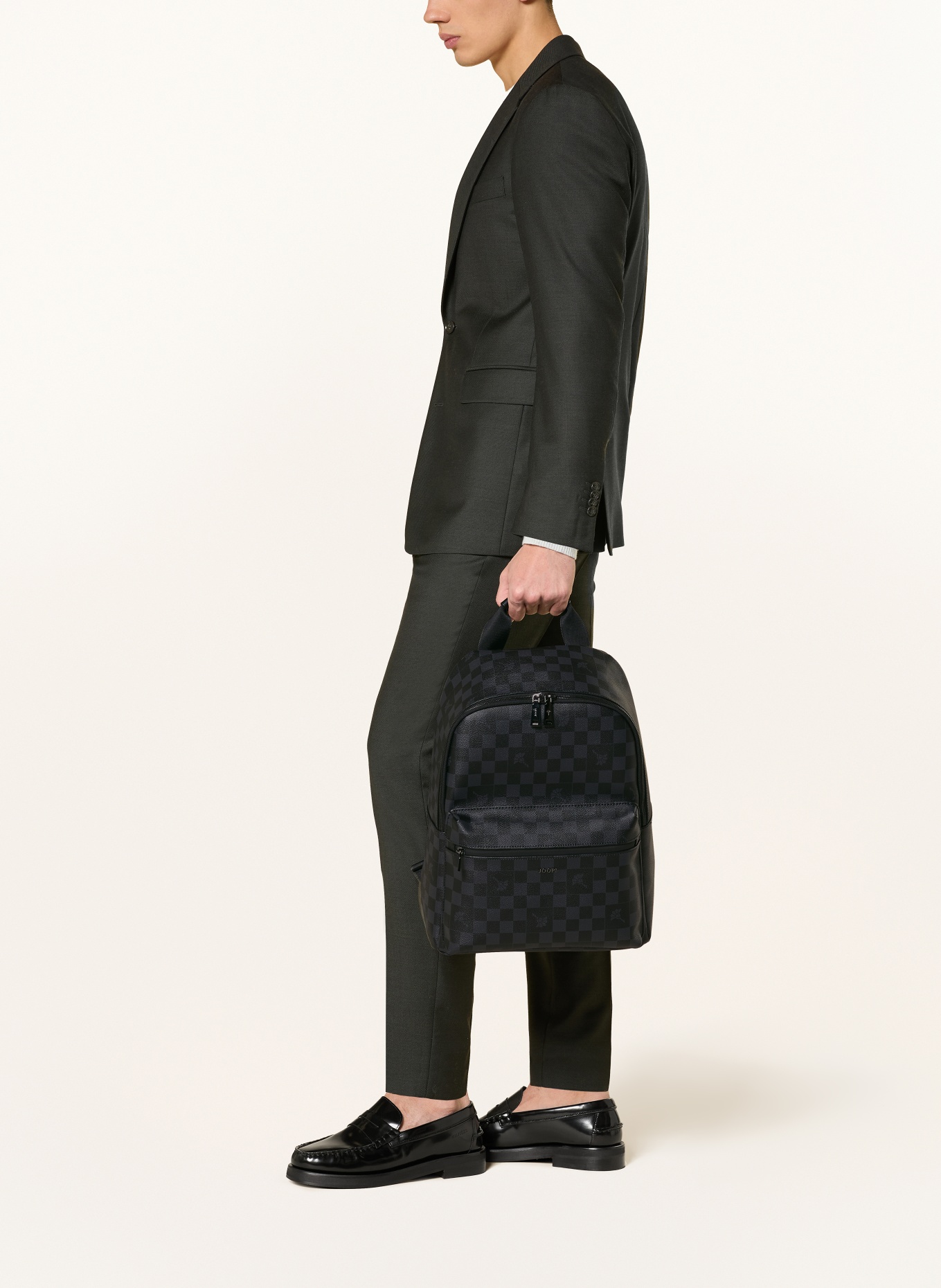 JOOP! Rucksack MIKO mit Laptop-Fach: SCHWARZ / DUNKELGRAU