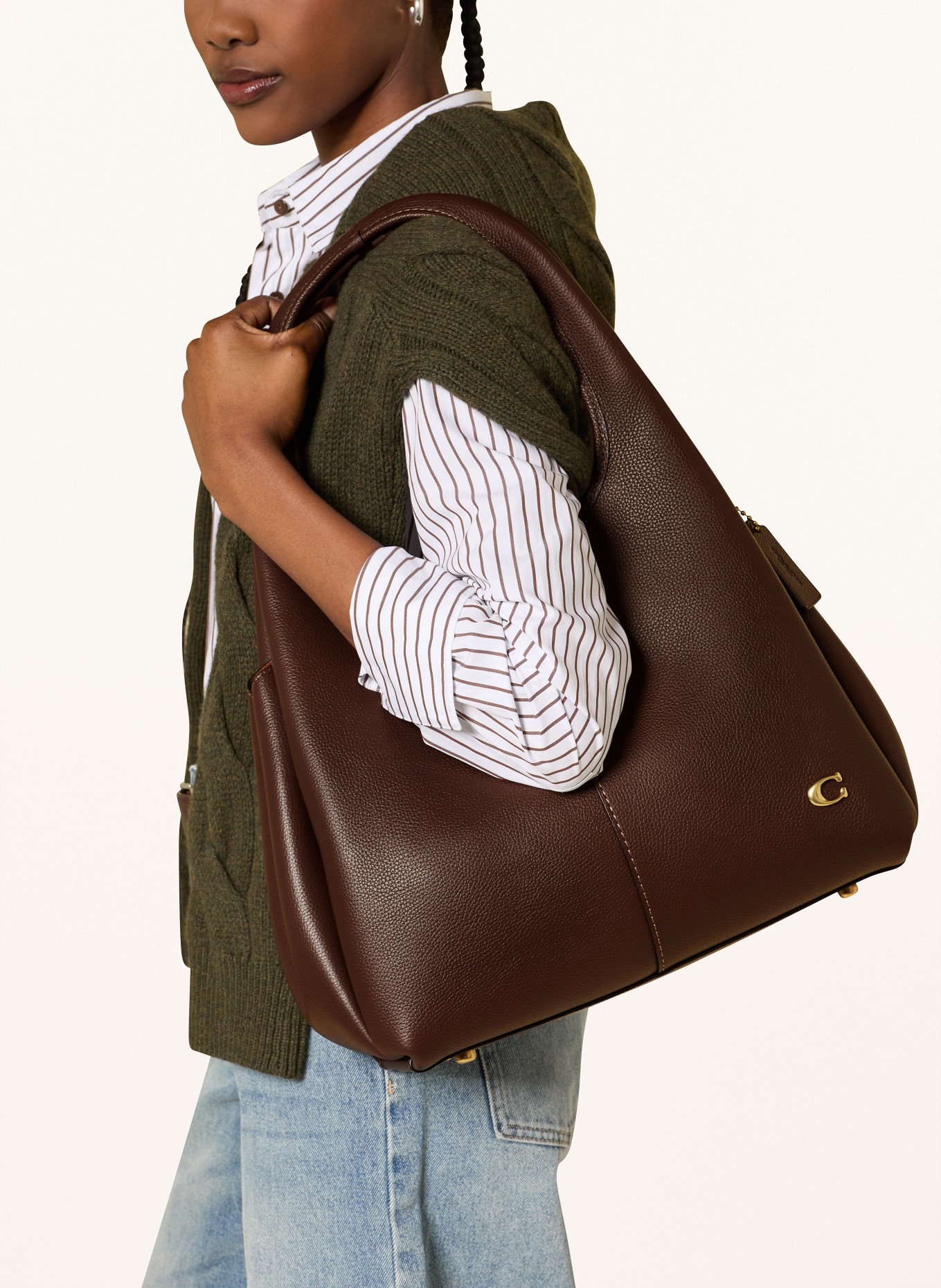 COACH Tas LANA: MARRON FONCÉ