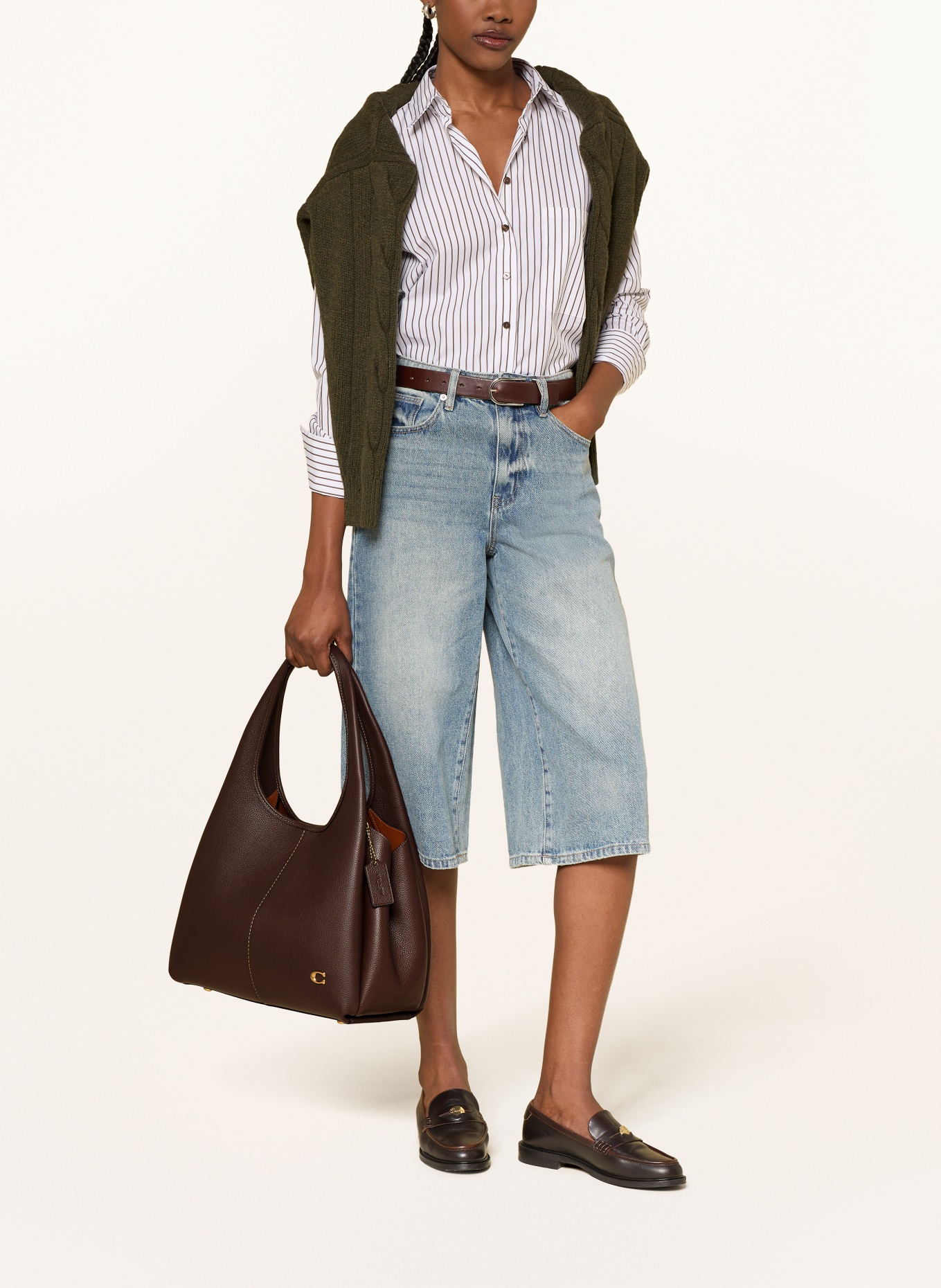 COACH Tas LANA: MARRON FONCÉ