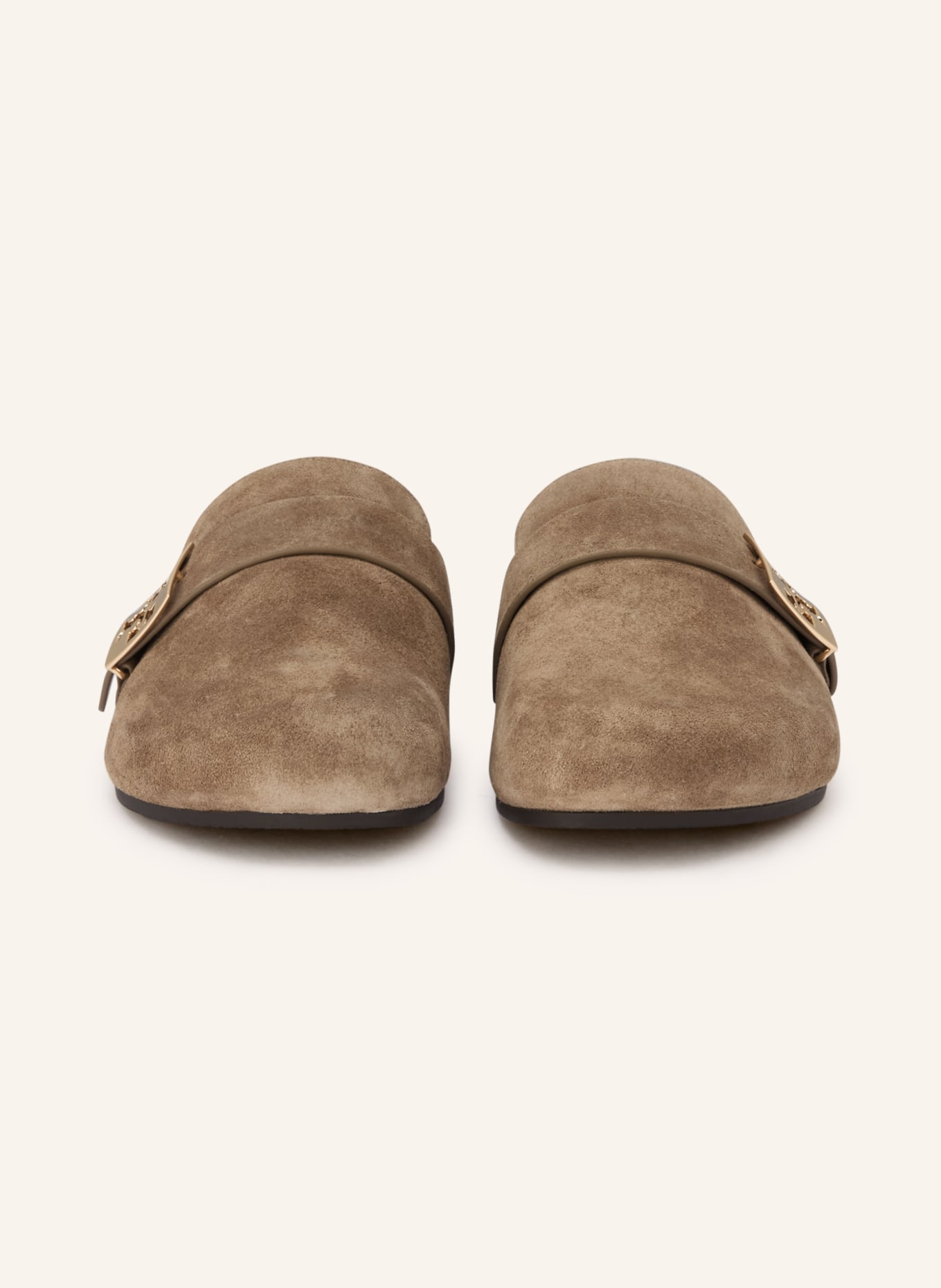 TORY BURCH Mules MELLOW: TAUPE