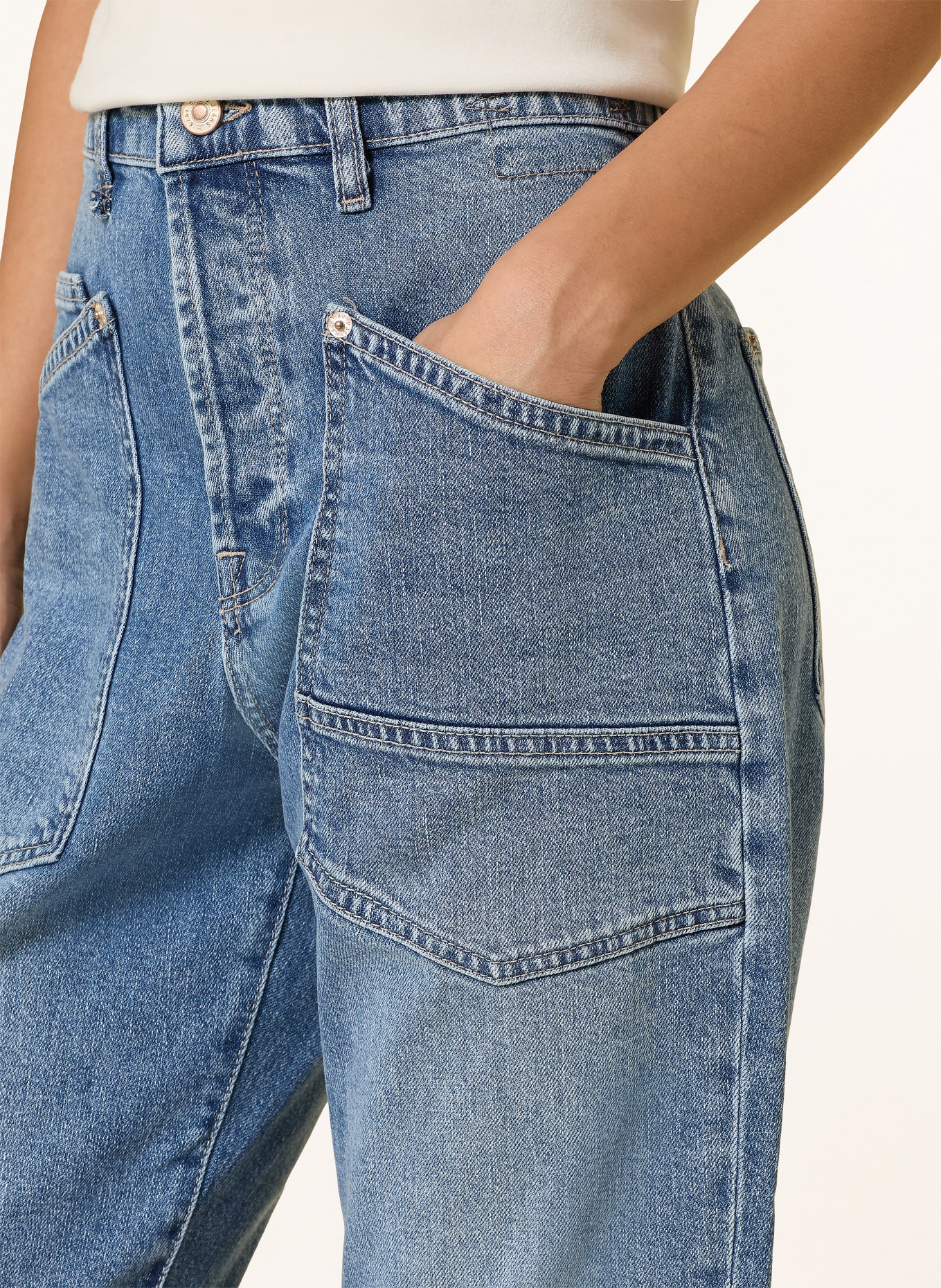 MAC Džínové kalhoty: D438 vintage blue basic wash