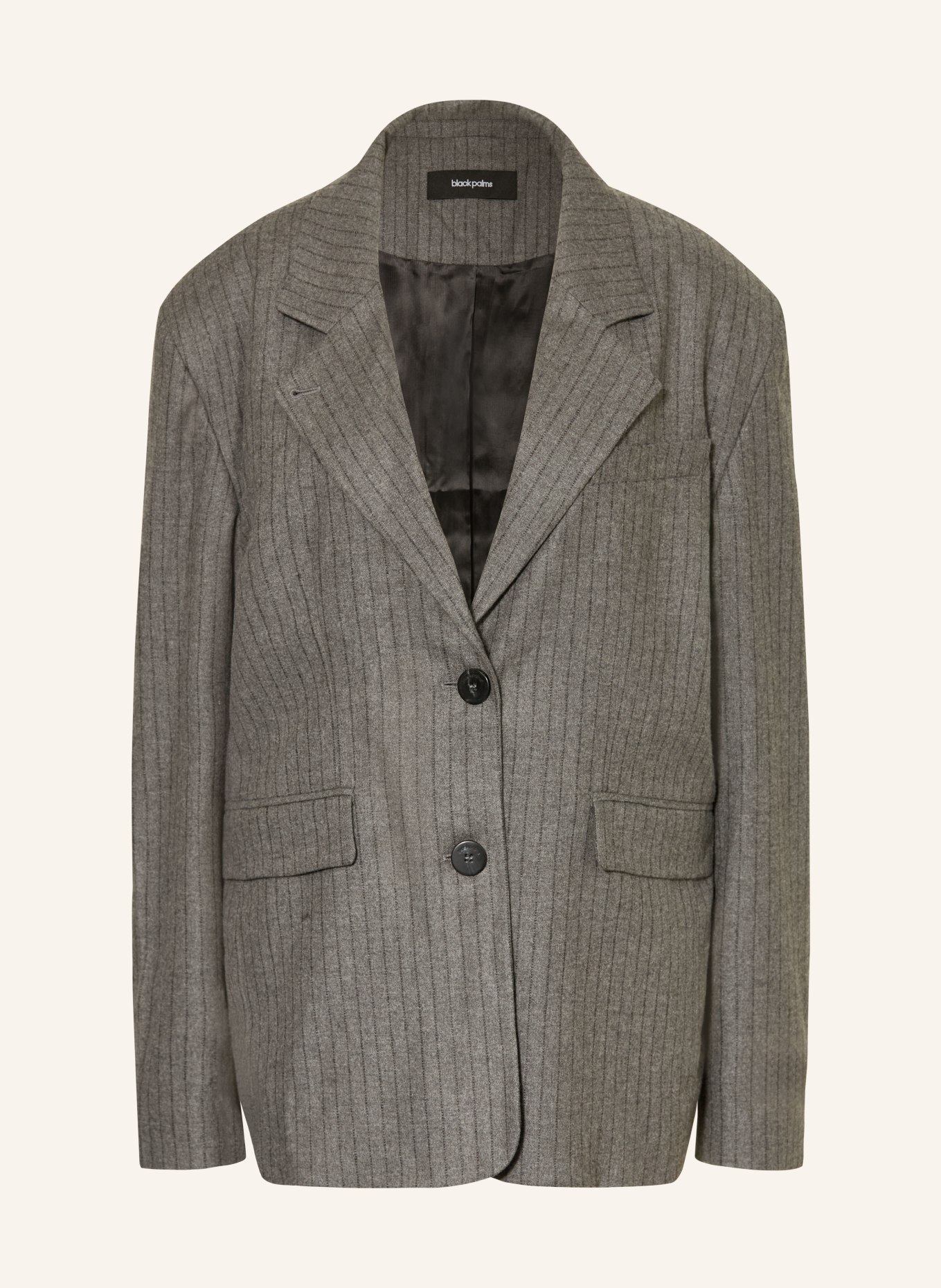 black palms Blezer BENJA: CZIEMNOSZARY / SZARY
