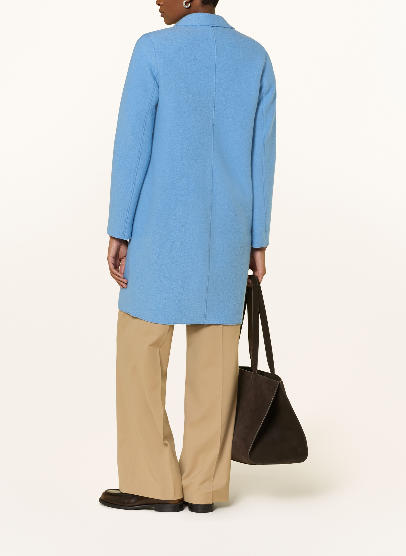 oui Wollmantel: HELLBLAU