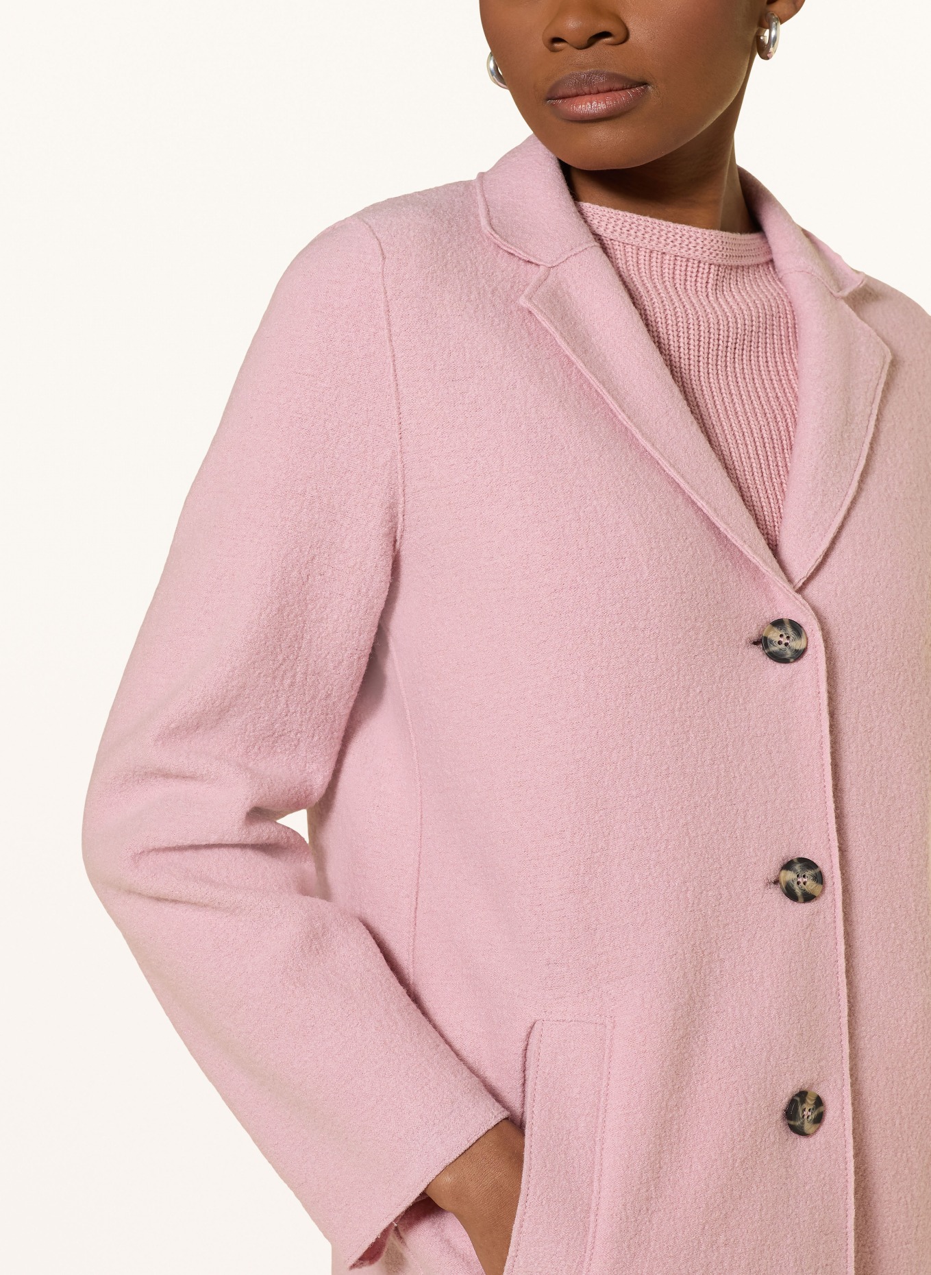 oui Wollmantel: ROSÉ