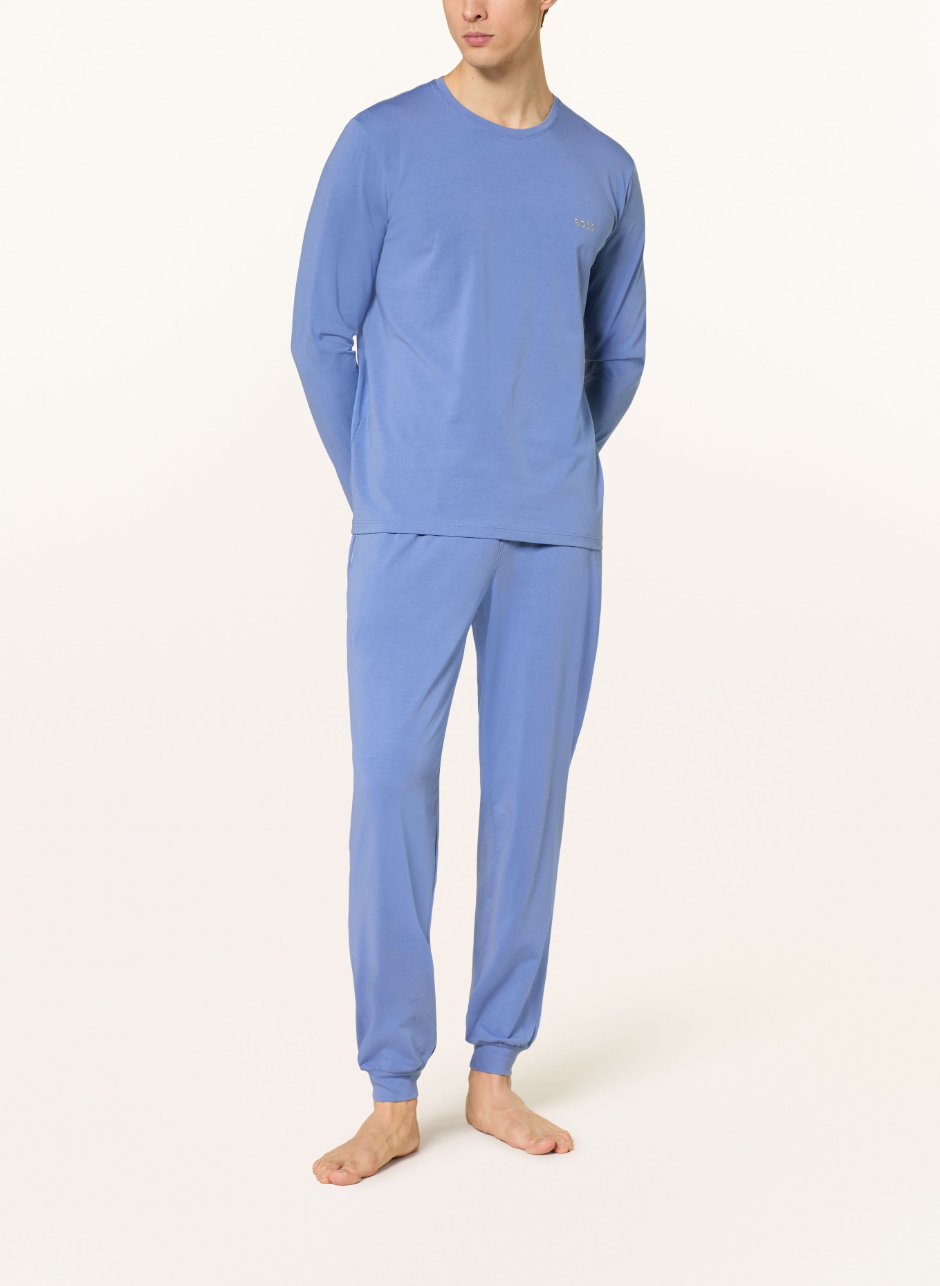 BOSS Schlafshirt MIX&MATCH: BLAU