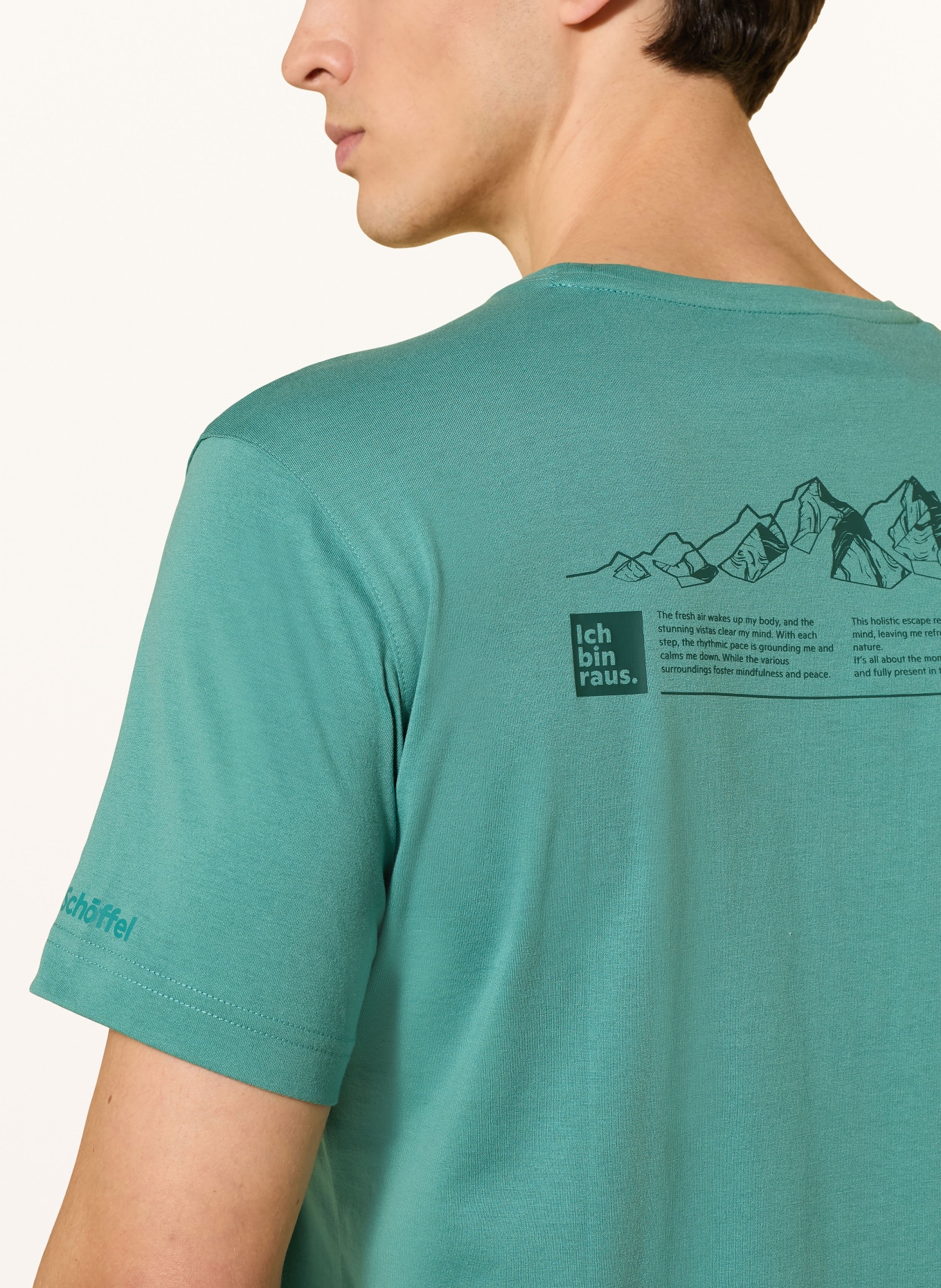 Schöffel T-Shirt BUCHBERG: GRÜN