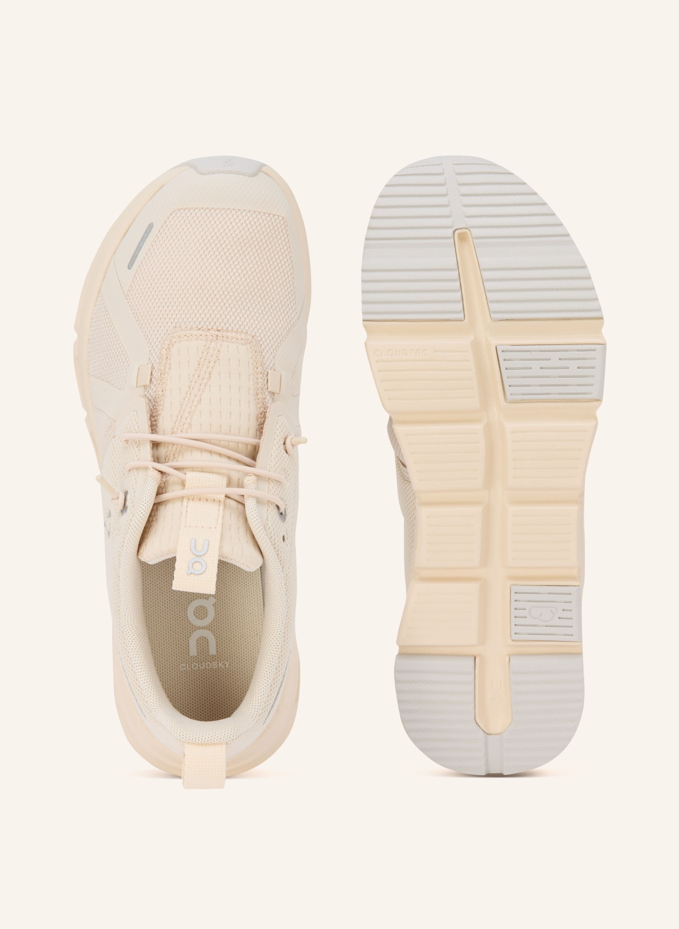 On Sneaker CLOUD SKY: BEIGE