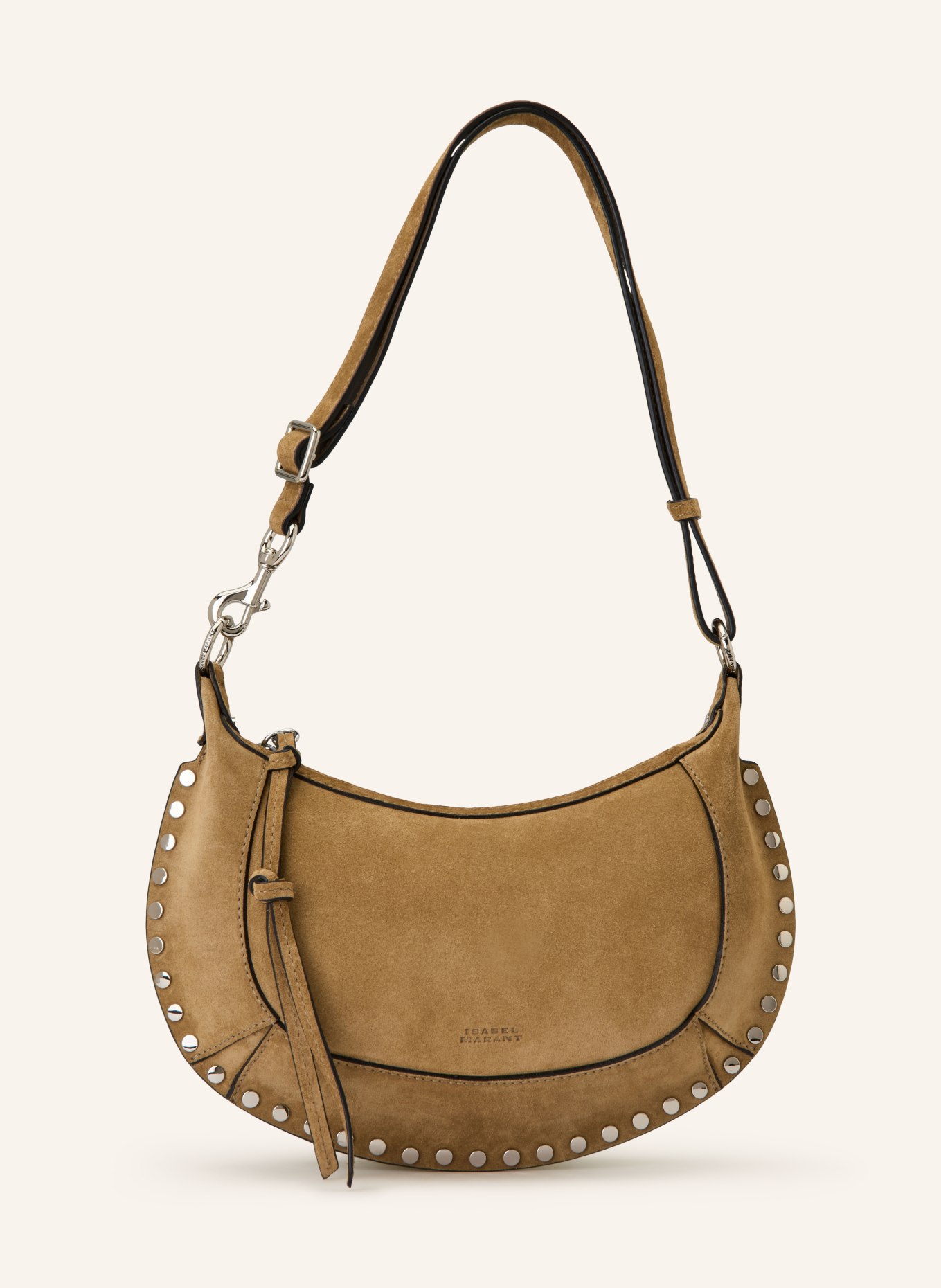 ISABEL MARANT Umhängetasche OSKAN MOON: CAMEL