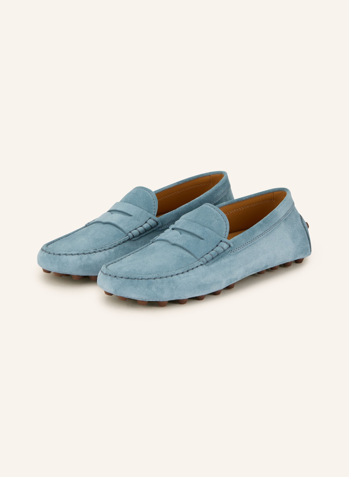 TOD'S Moccasins GOMMINO: LIGHT BLUE