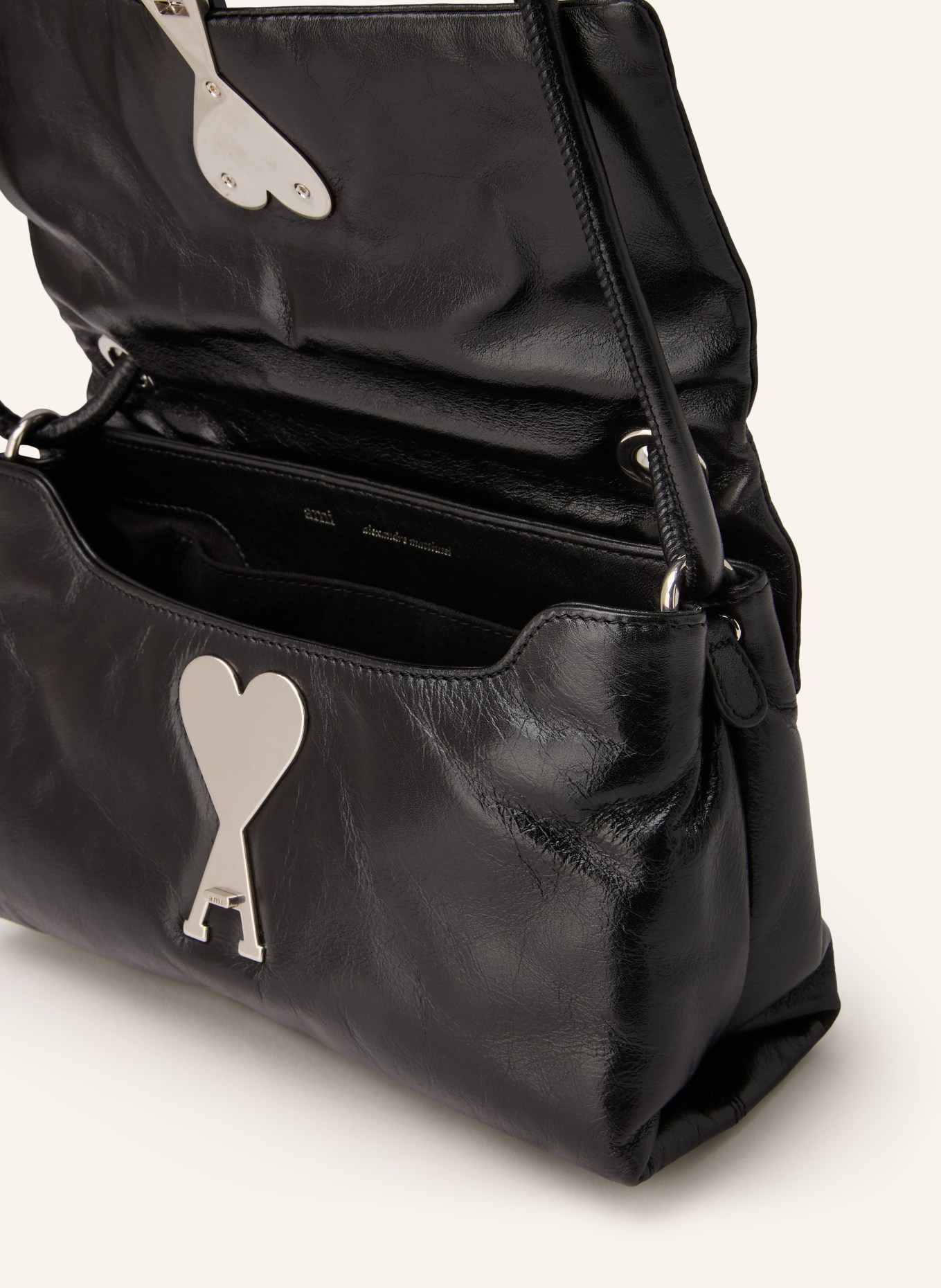 AMI PARIS Schultertasche VOULEZ VOUS: SCHWARZ