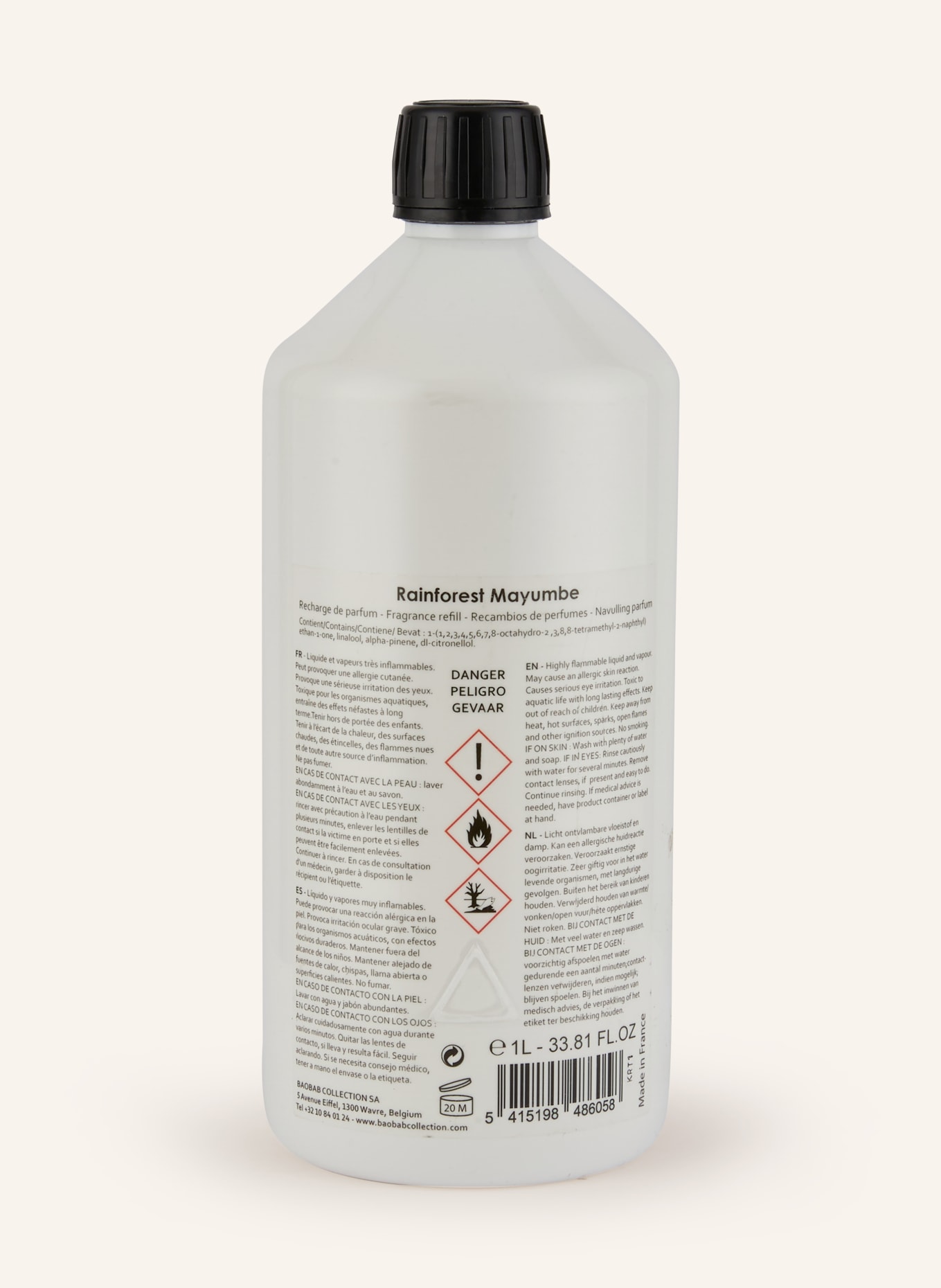 Baobab COLLECTION Raumduft Refill RAINFOREST MAYUMBE: WEISS / SCHWARZ