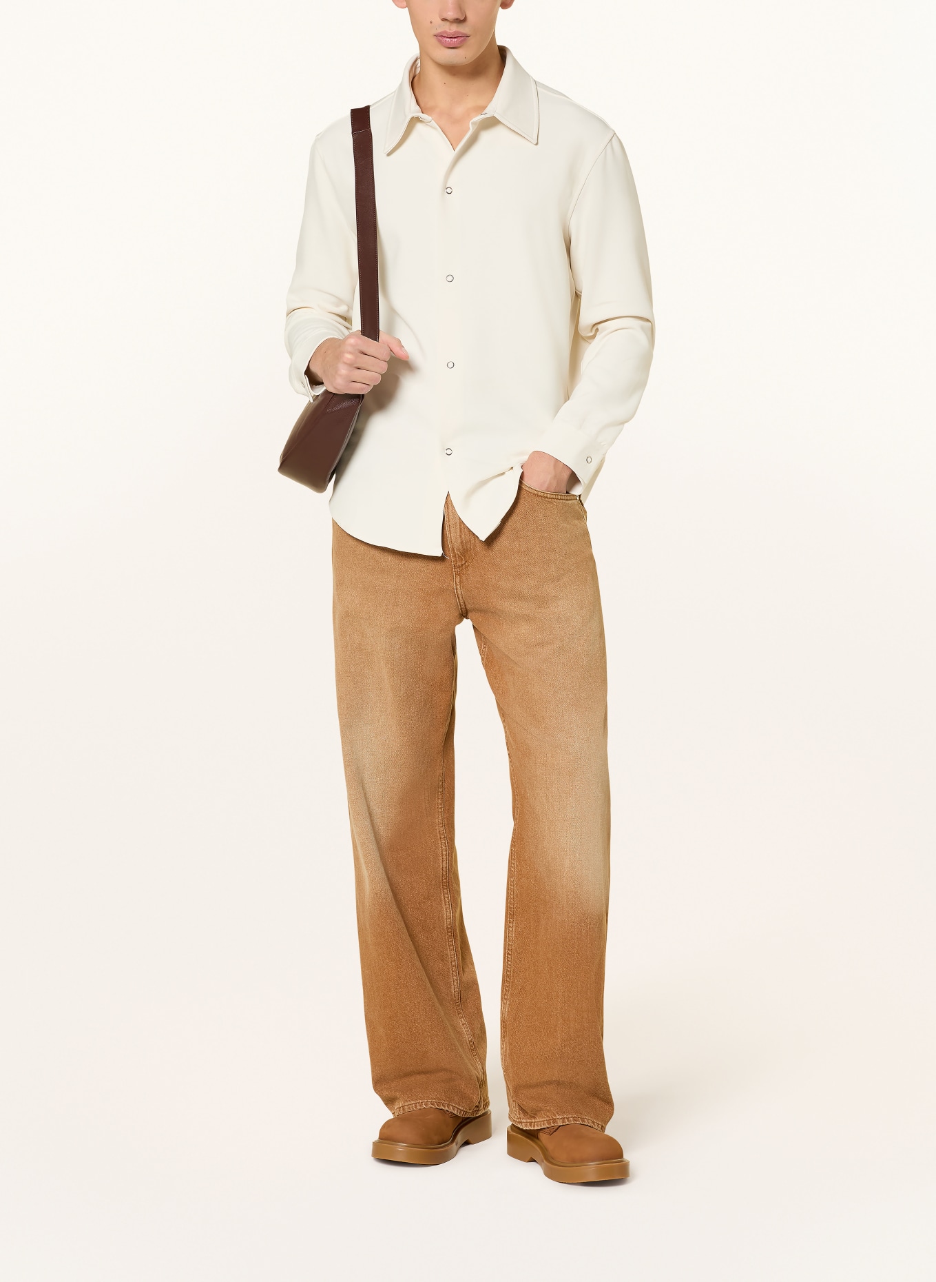 SANDRO Overshirt: ECRU