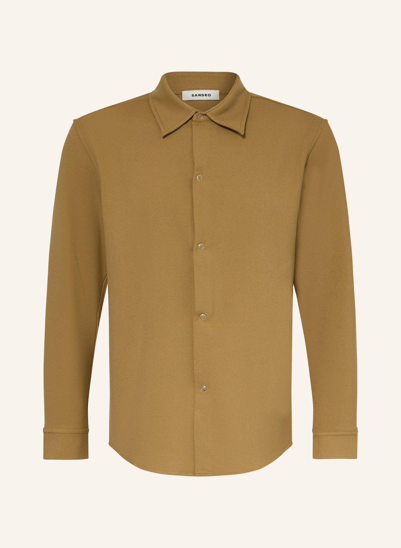 SANDRO Overshirt: CAMEL