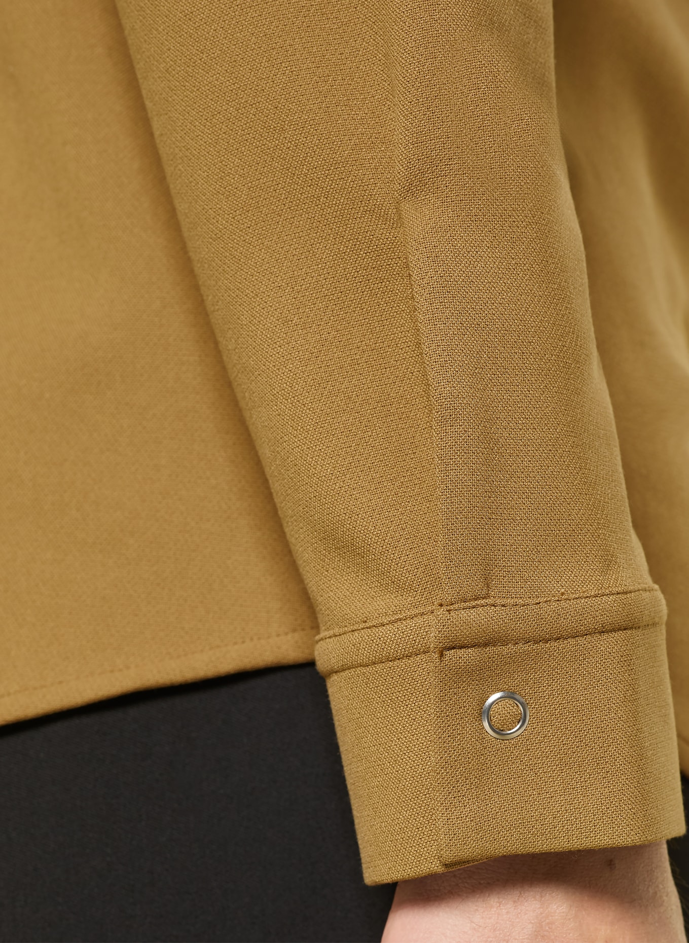 SANDRO Overshirt: CAMEL