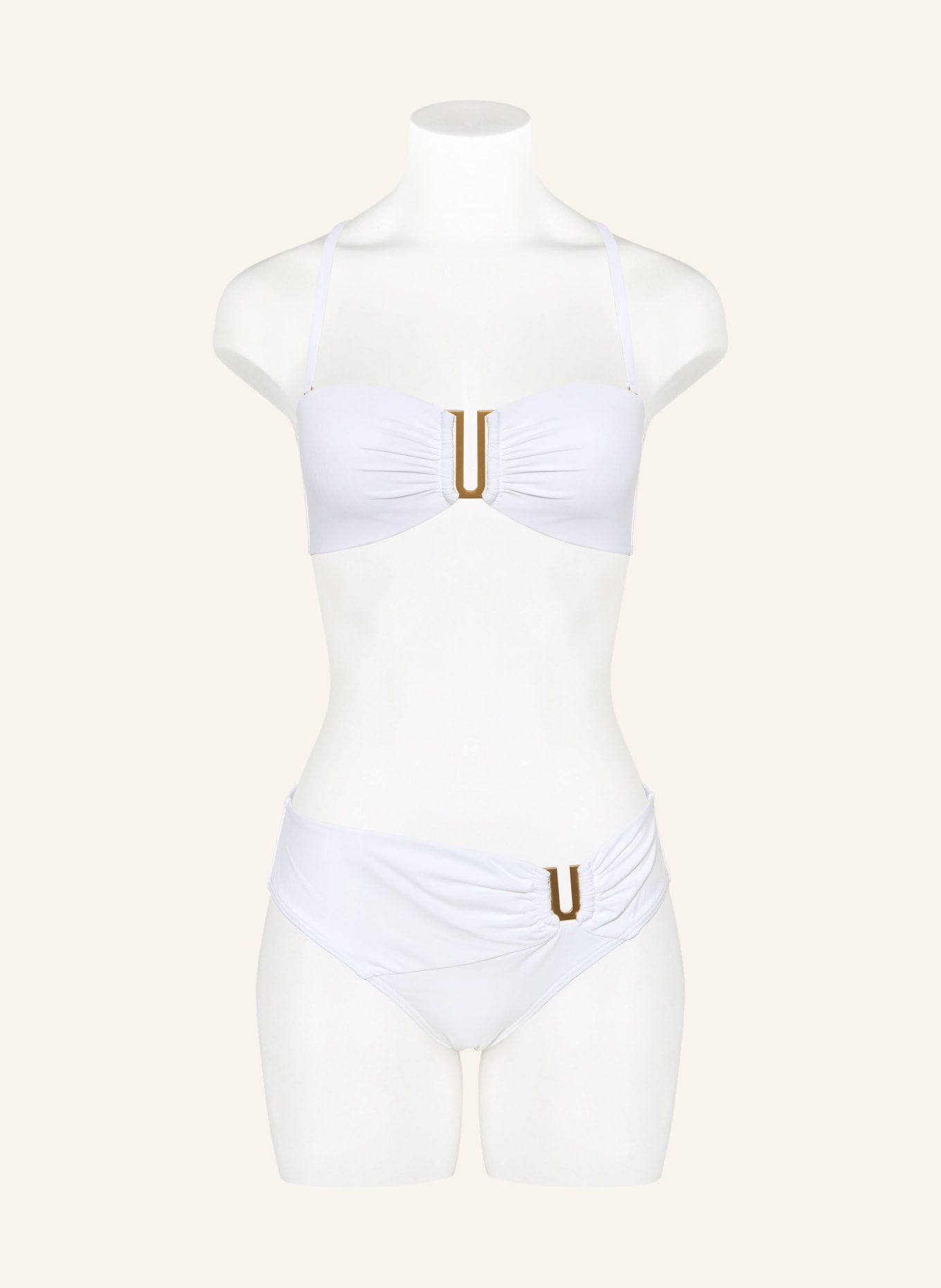 JETS Australia Bandeau-Bikini-Top JETSET: WEISS