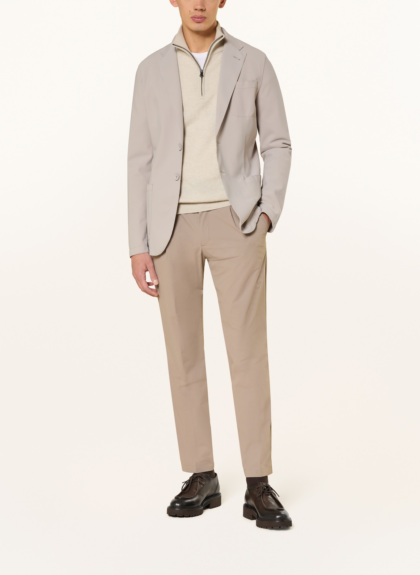 HERNO Sakko Regular Fit: HELLGRAU