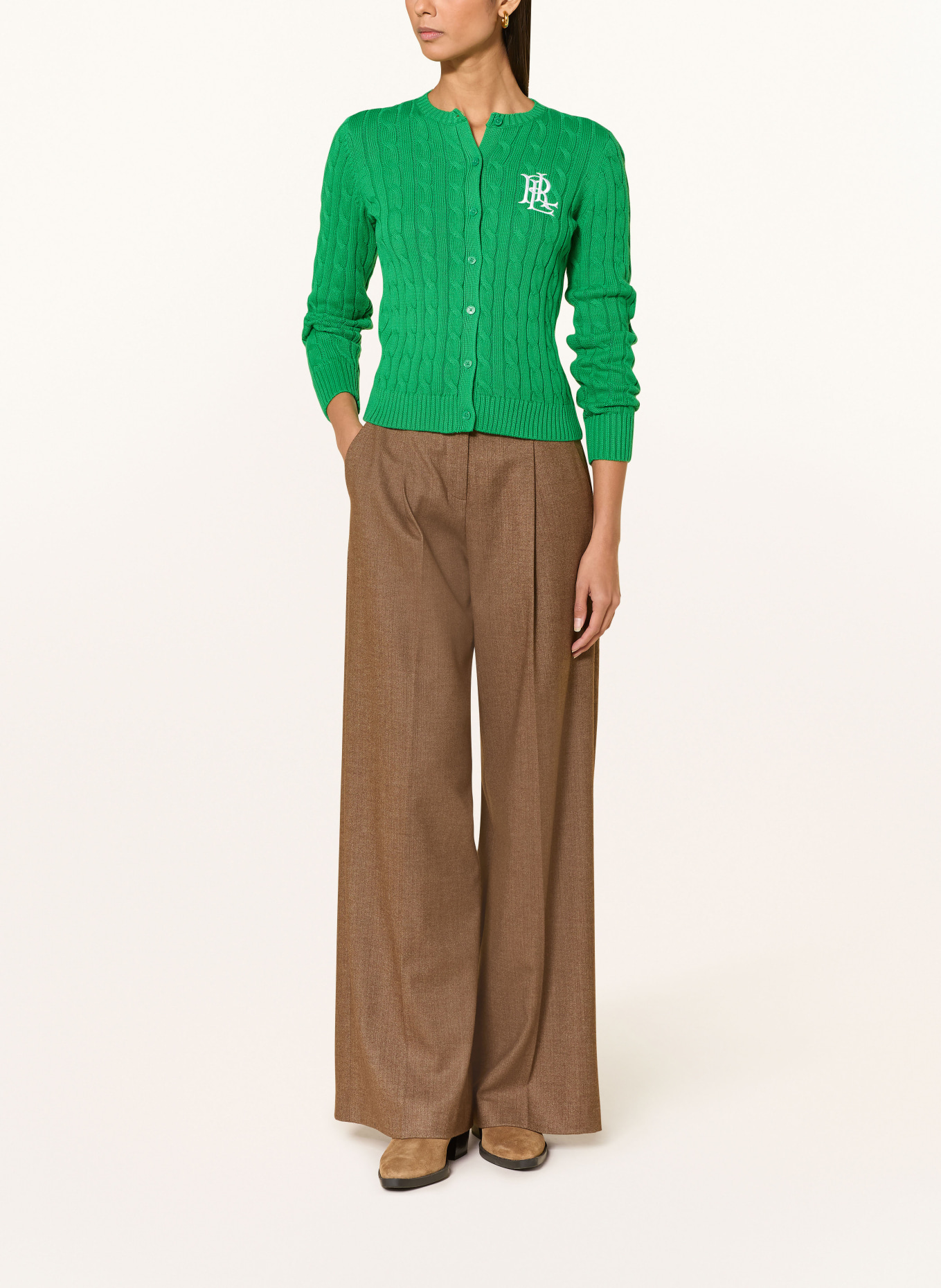 LAUREN RALPH LAUREN Cardigan: GREEN
