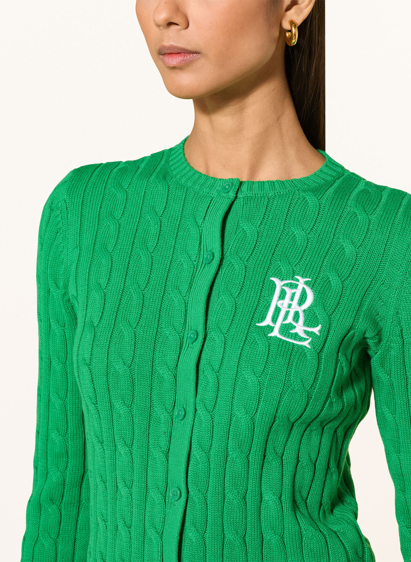 LAUREN RALPH LAUREN Cardigan: GREEN