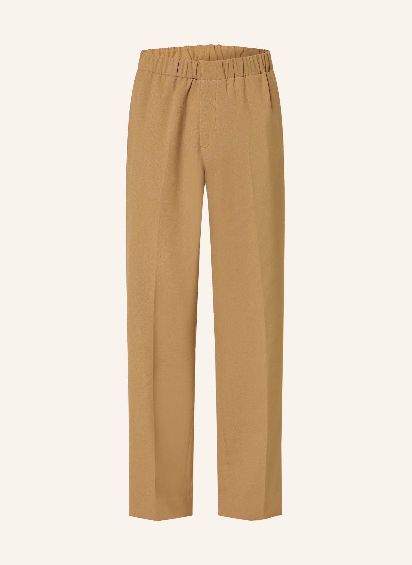 SANDRO Spodnie dżersejowe straight fit: KONIAKOWY